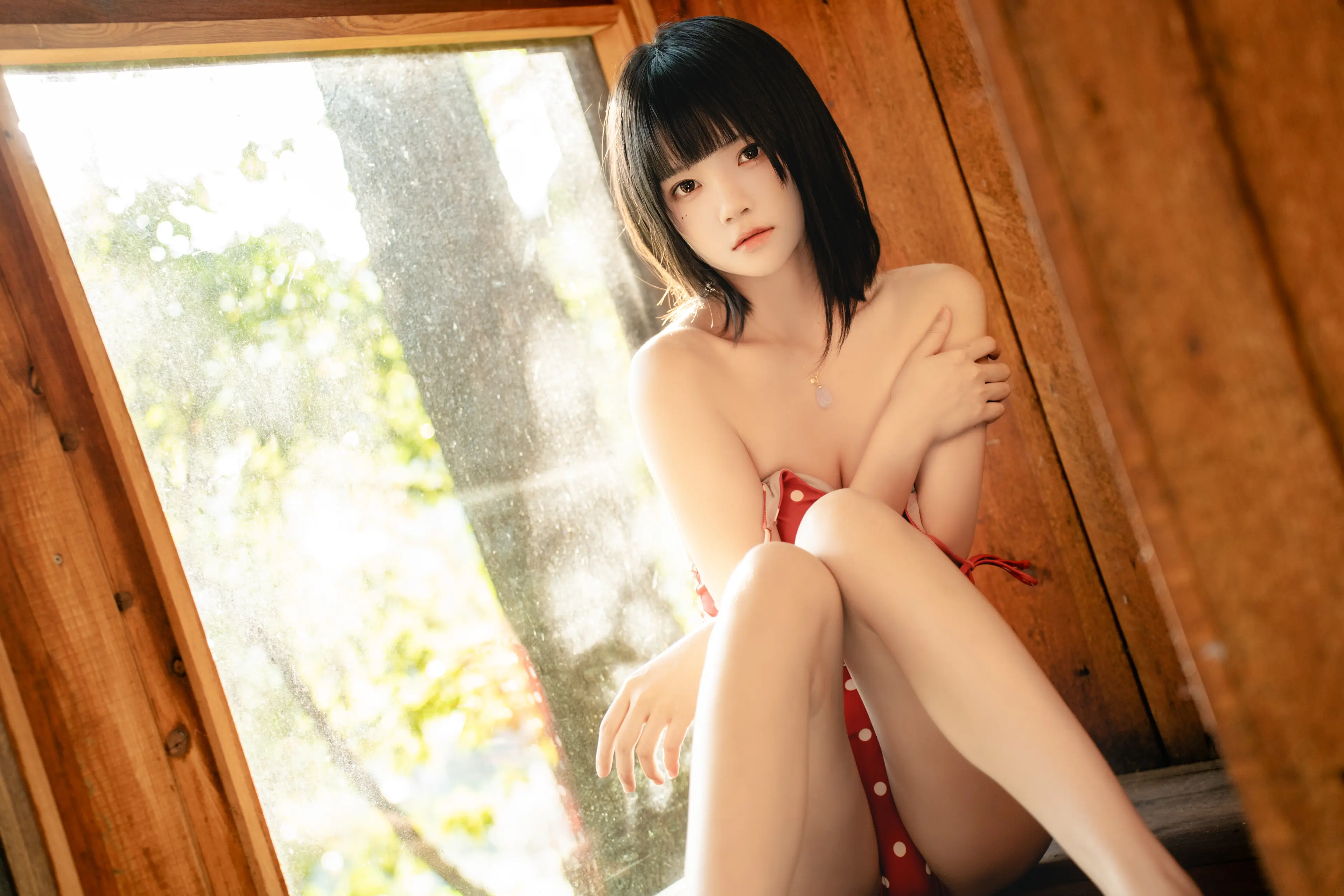 桜桃喵 红波点 [45P]