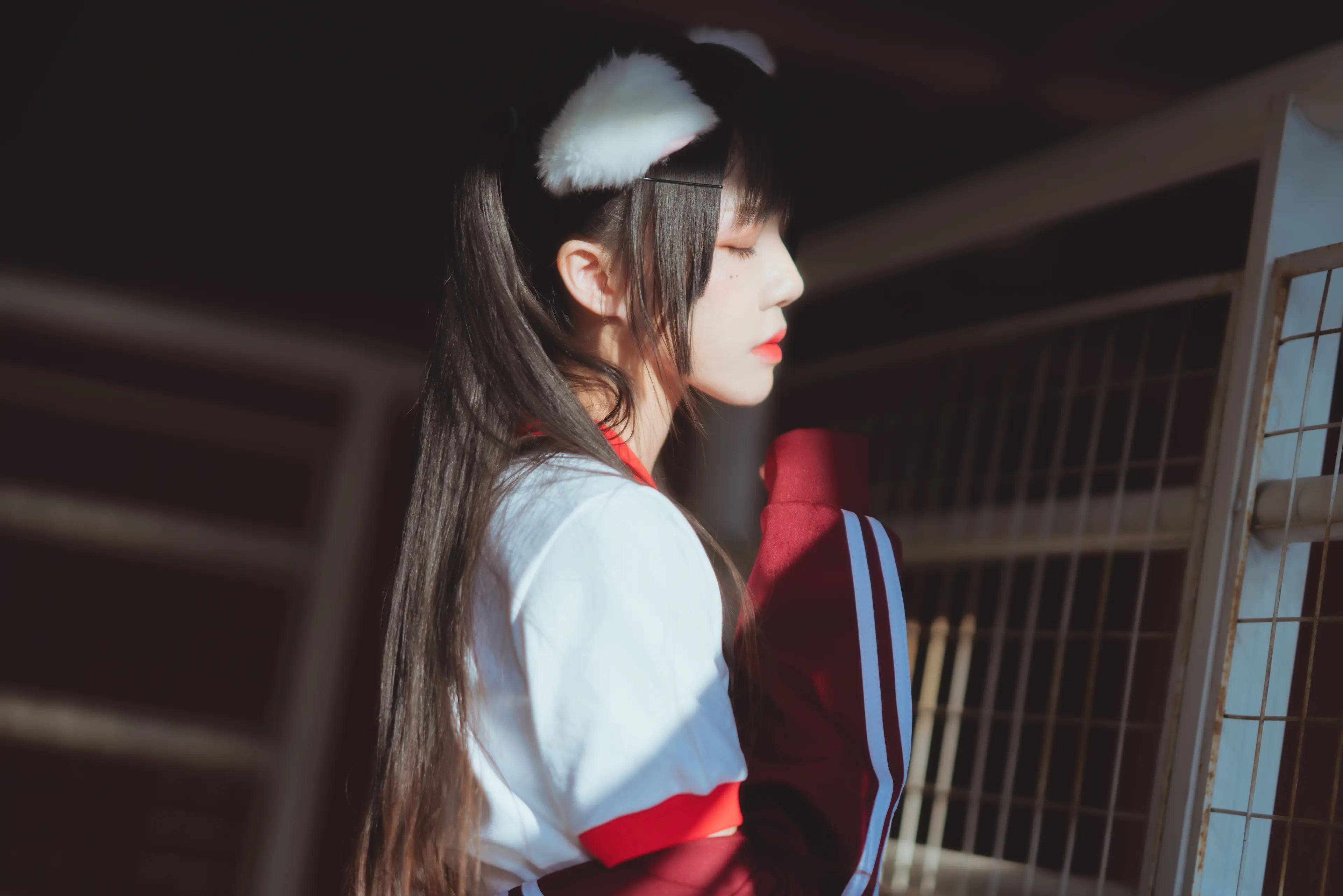 桜桃喵 红色体操服 [44P]