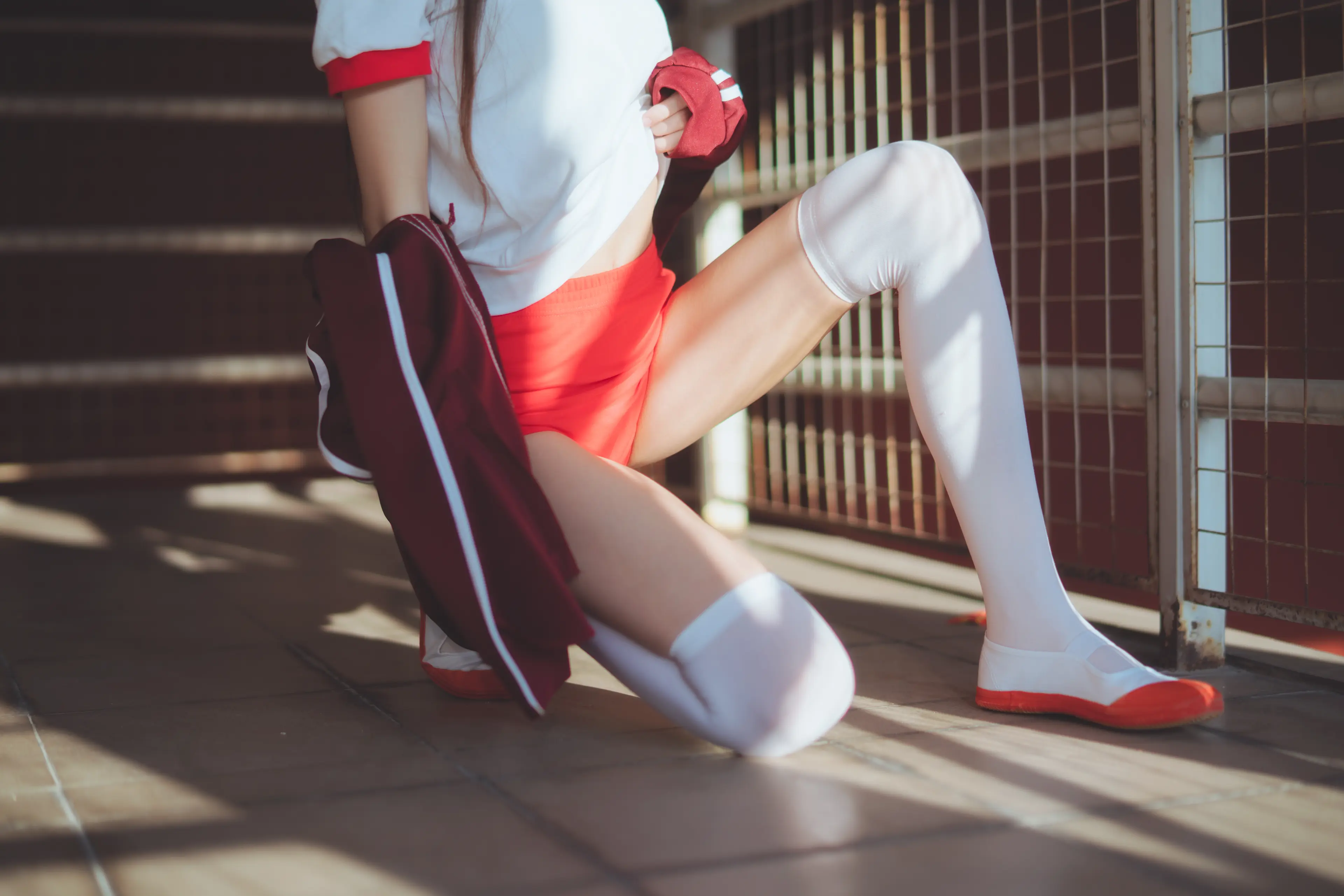 桜桃喵 红色体操服 [44P]