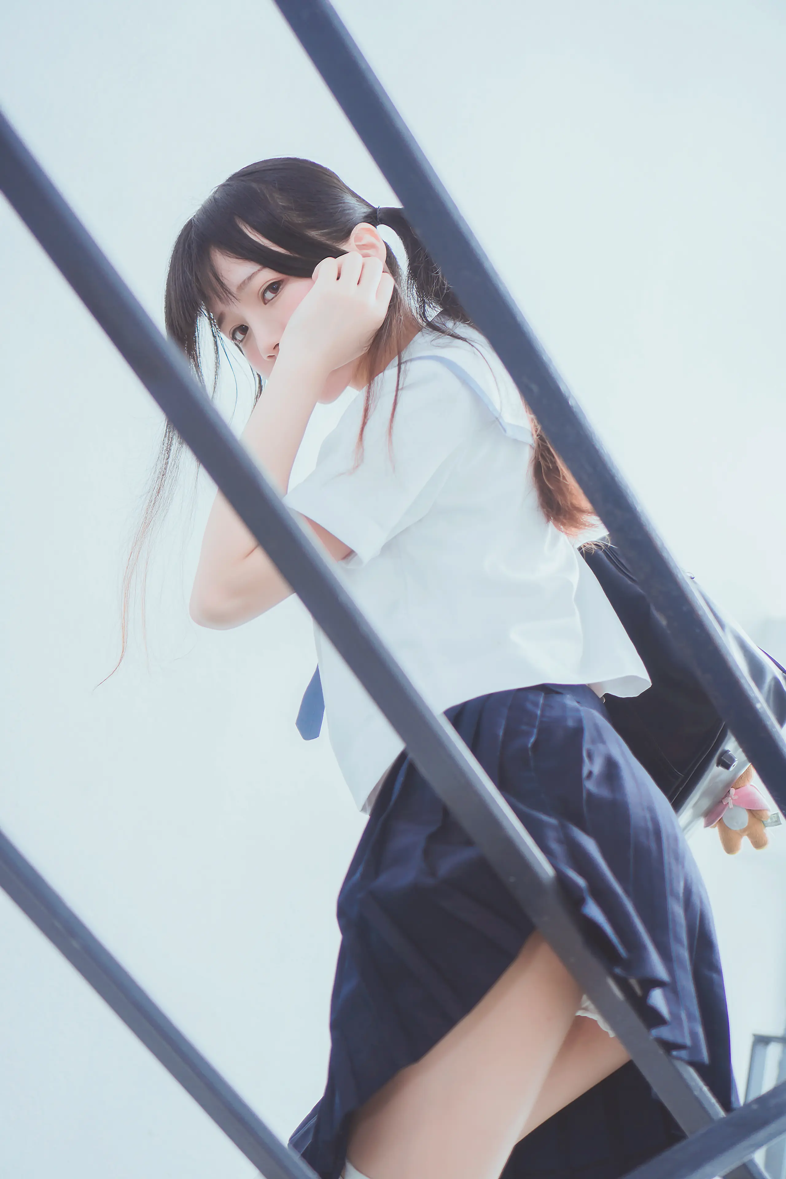 桜桃喵 蓝白水手服 [39P]