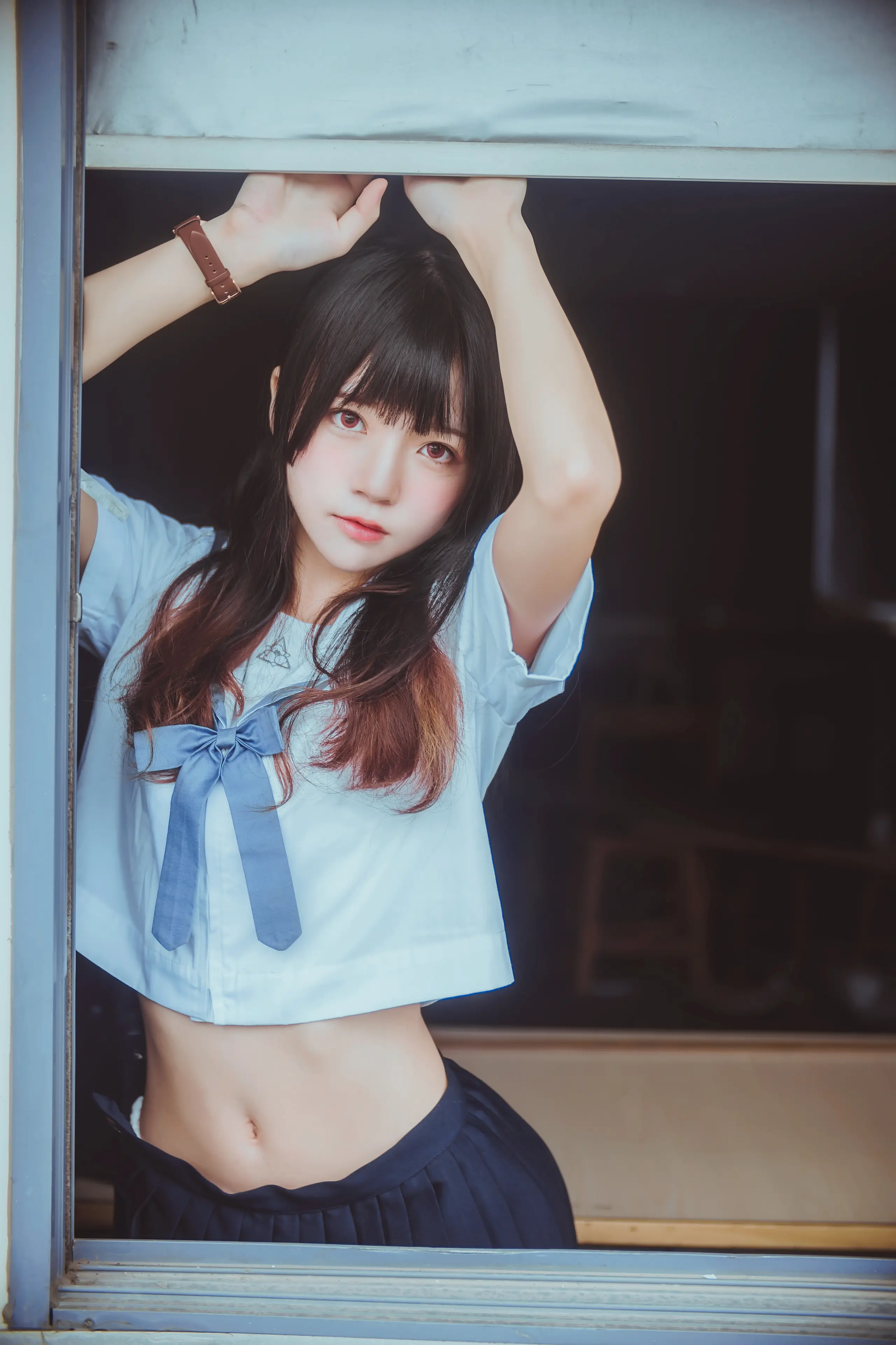 桜桃喵 蓝白水手服 [39P]