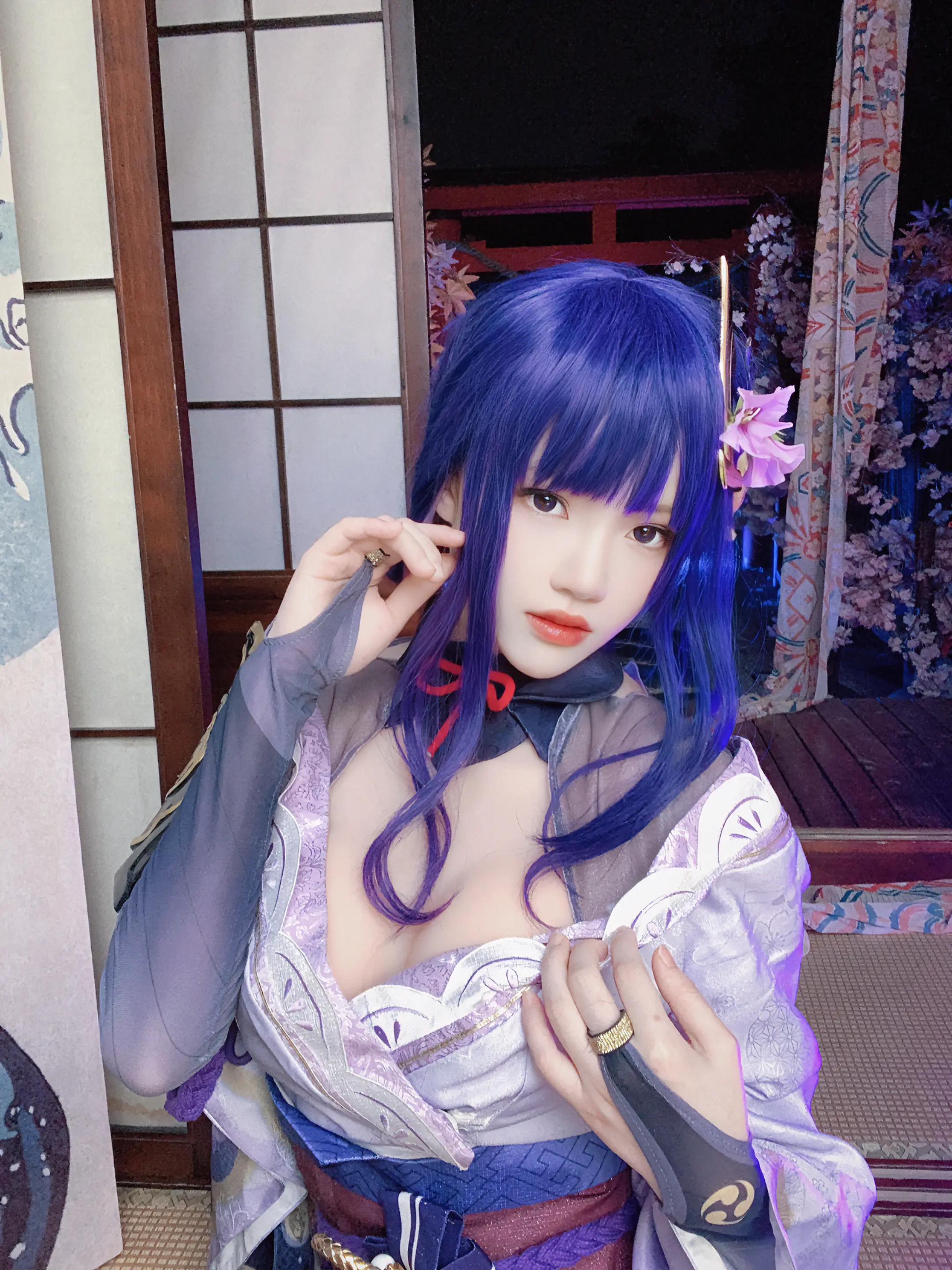 桜桃喵 雷电将军 [51P]