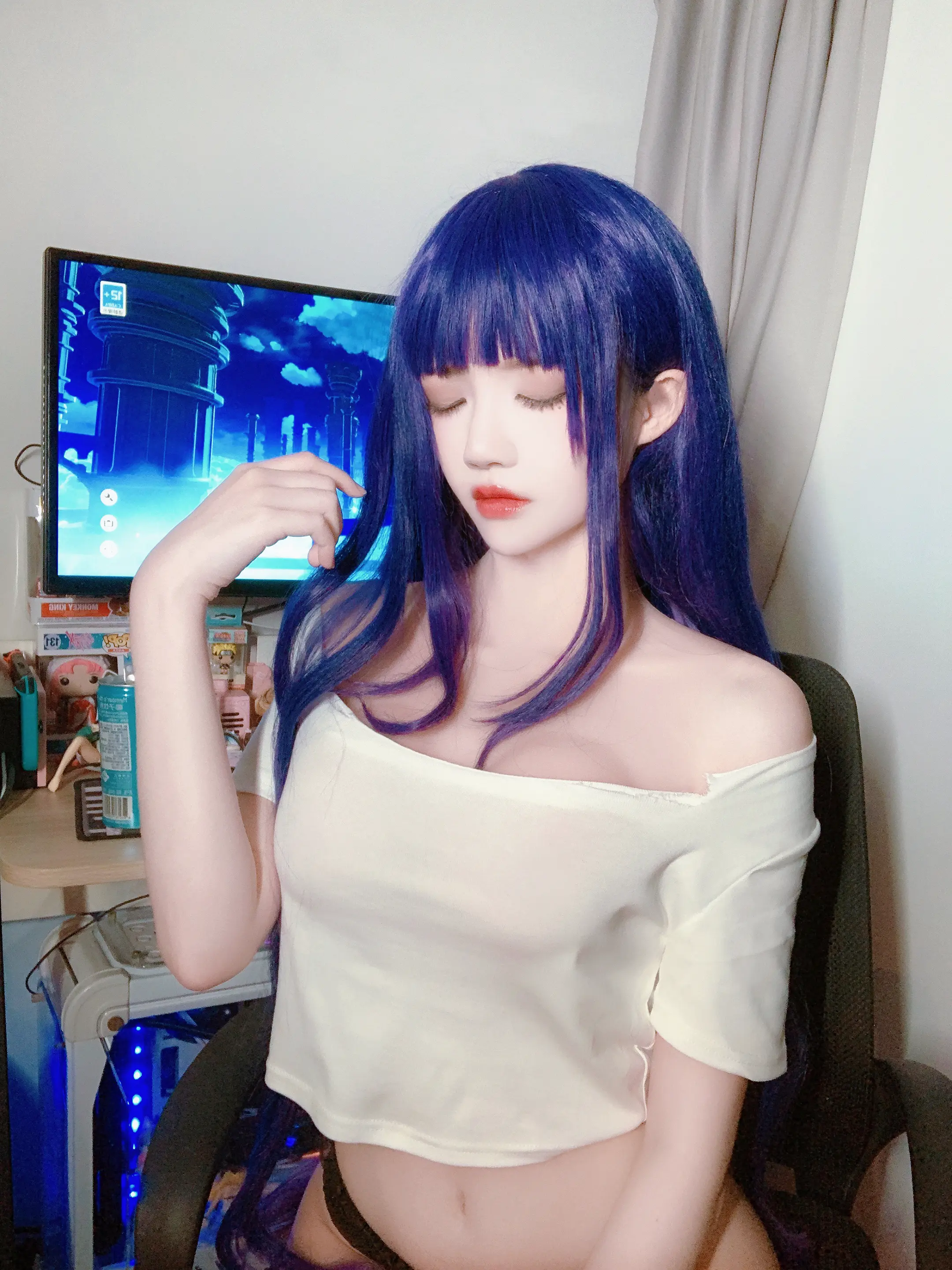 桜桃喵 雷电将军同人 自拍 [11P]