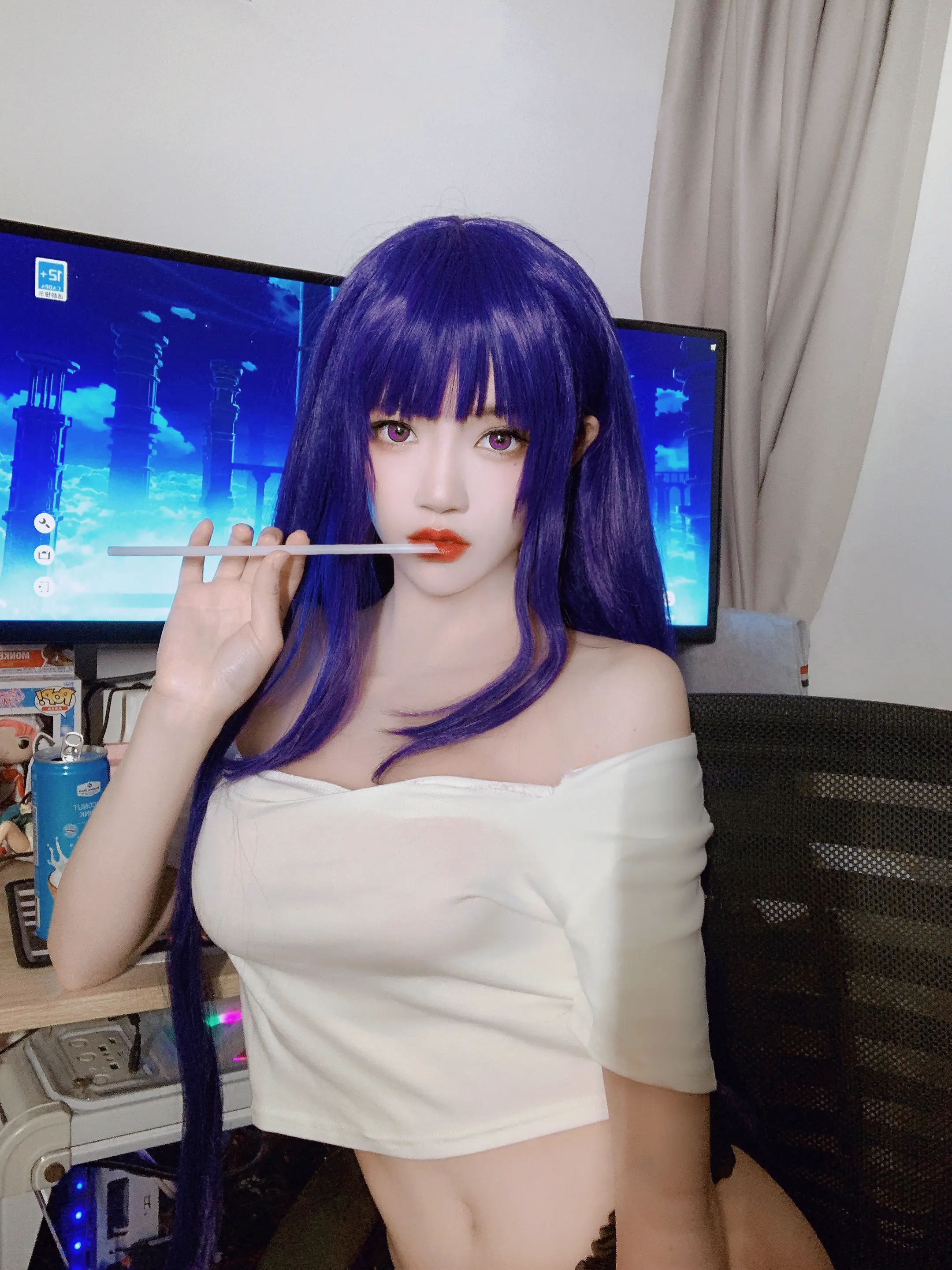 桜桃喵 雷电将军同人 自拍 [11P]