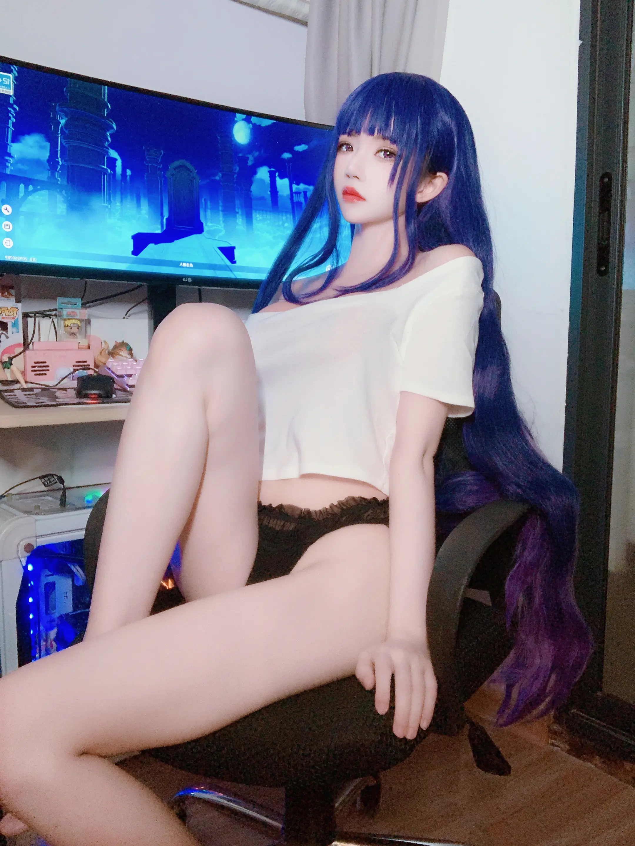 桜桃喵 雷电将军同人 自拍 [11P]