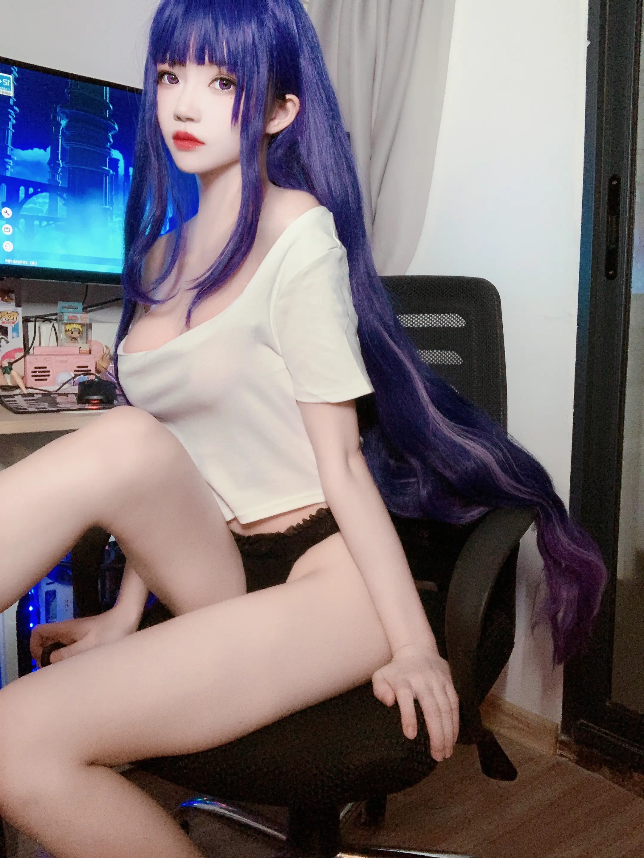 桜桃喵 雷电将军同人 自拍 [11P]