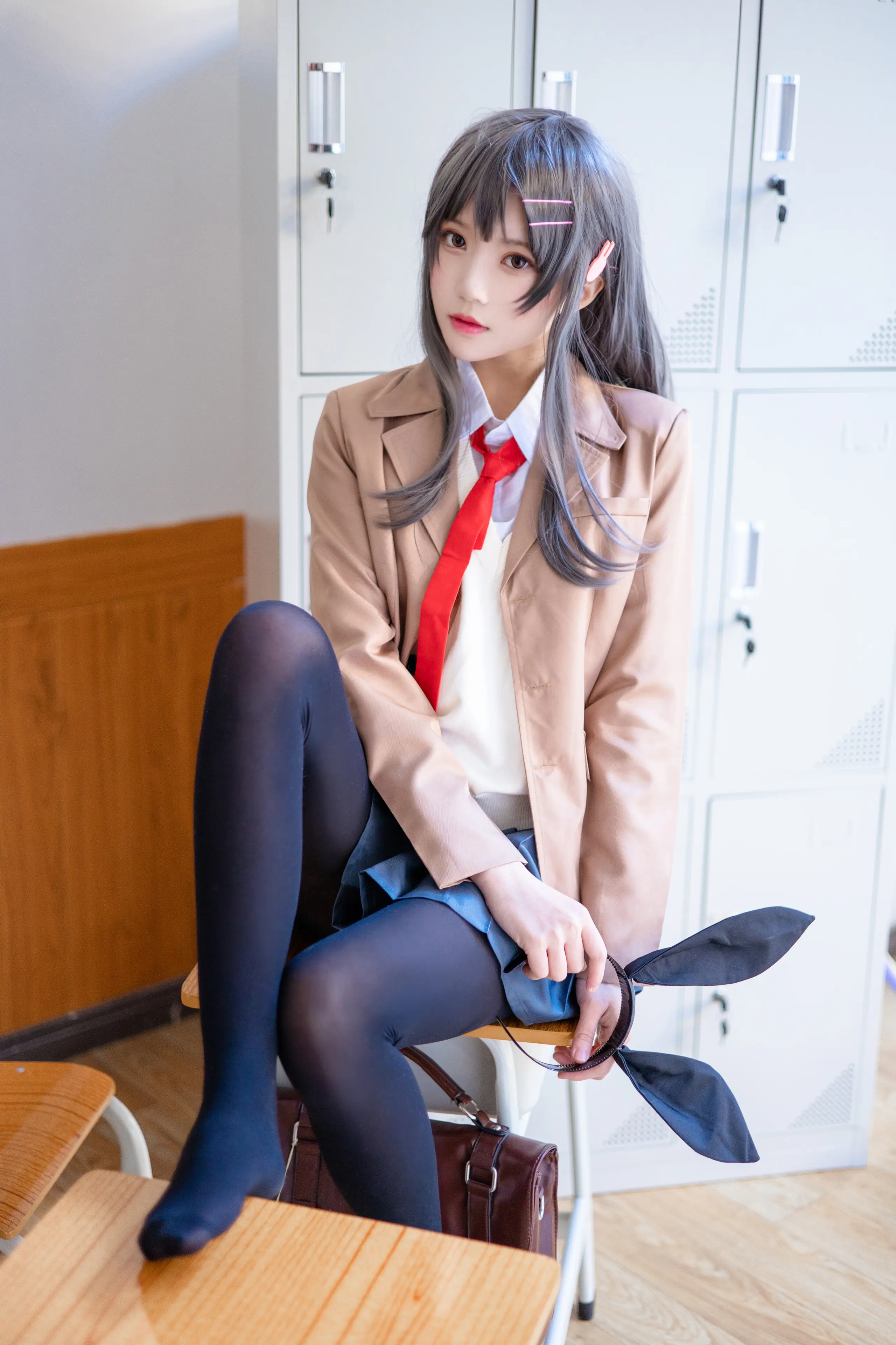桜桃喵 麻衣制服 [52P]