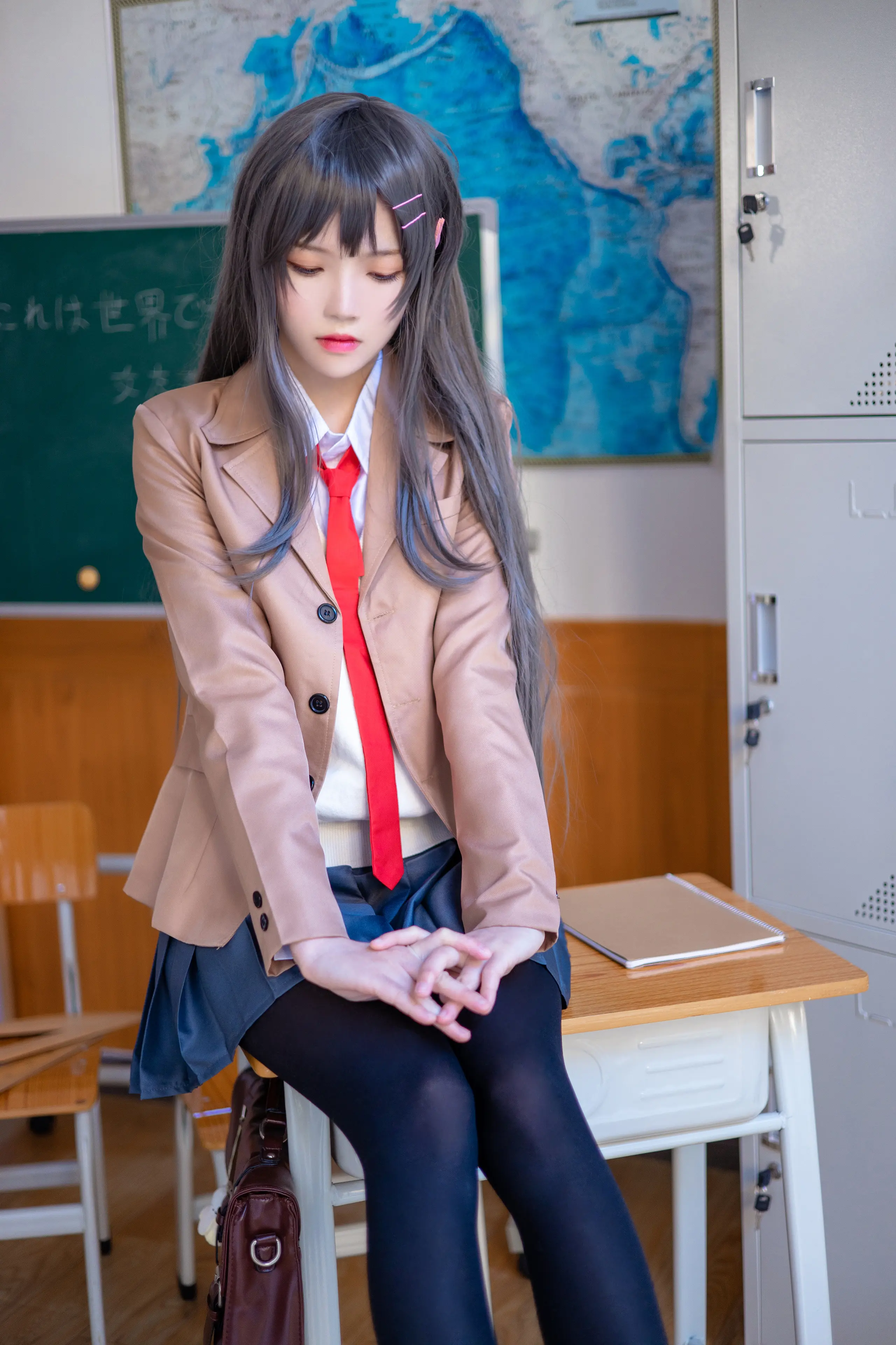 桜桃喵 麻衣制服 [52P]