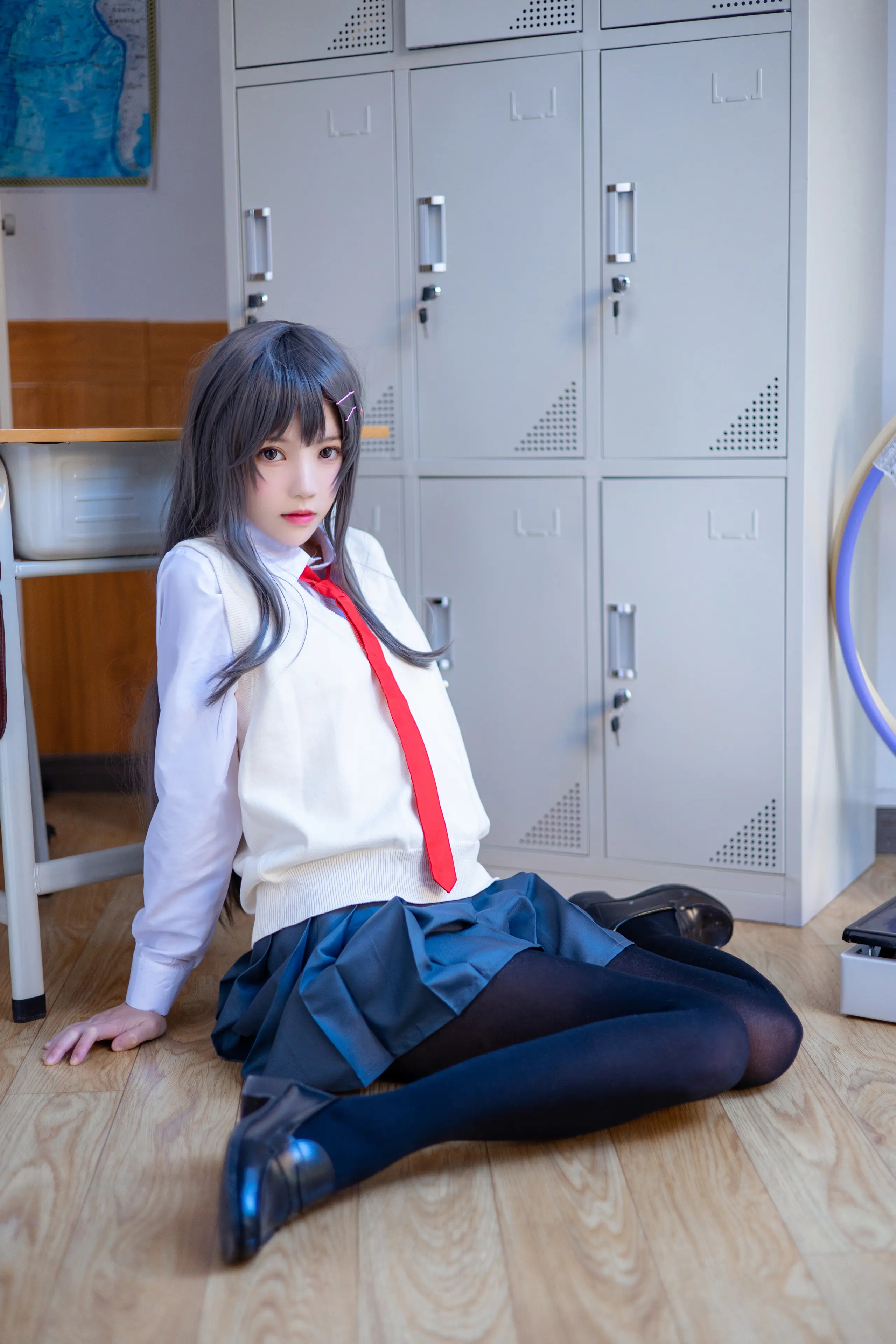 桜桃喵 麻衣制服 [52P]