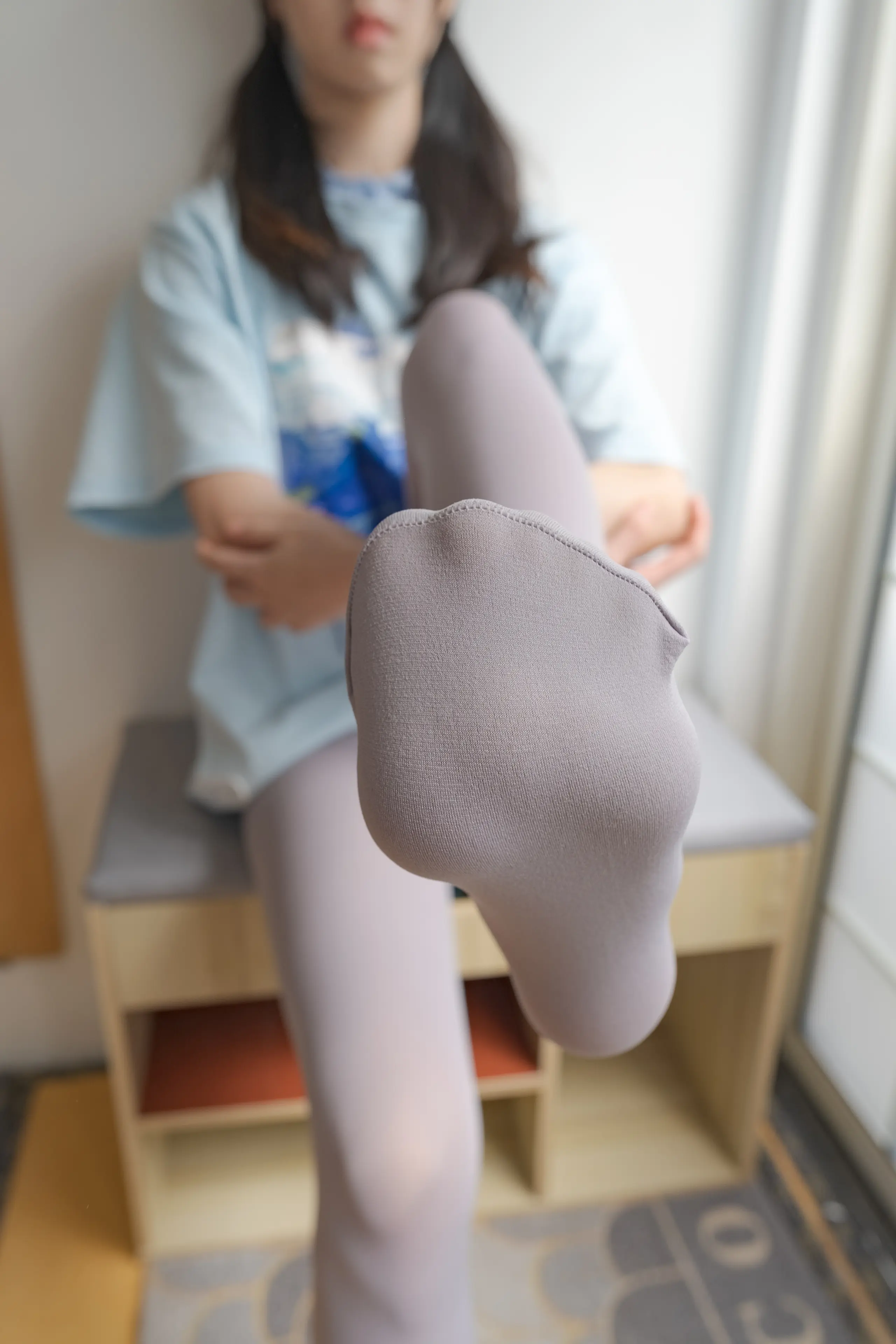 森萝财团 内部VIP系列 雏菊-04 灰丝死库水毛衣 [164P]