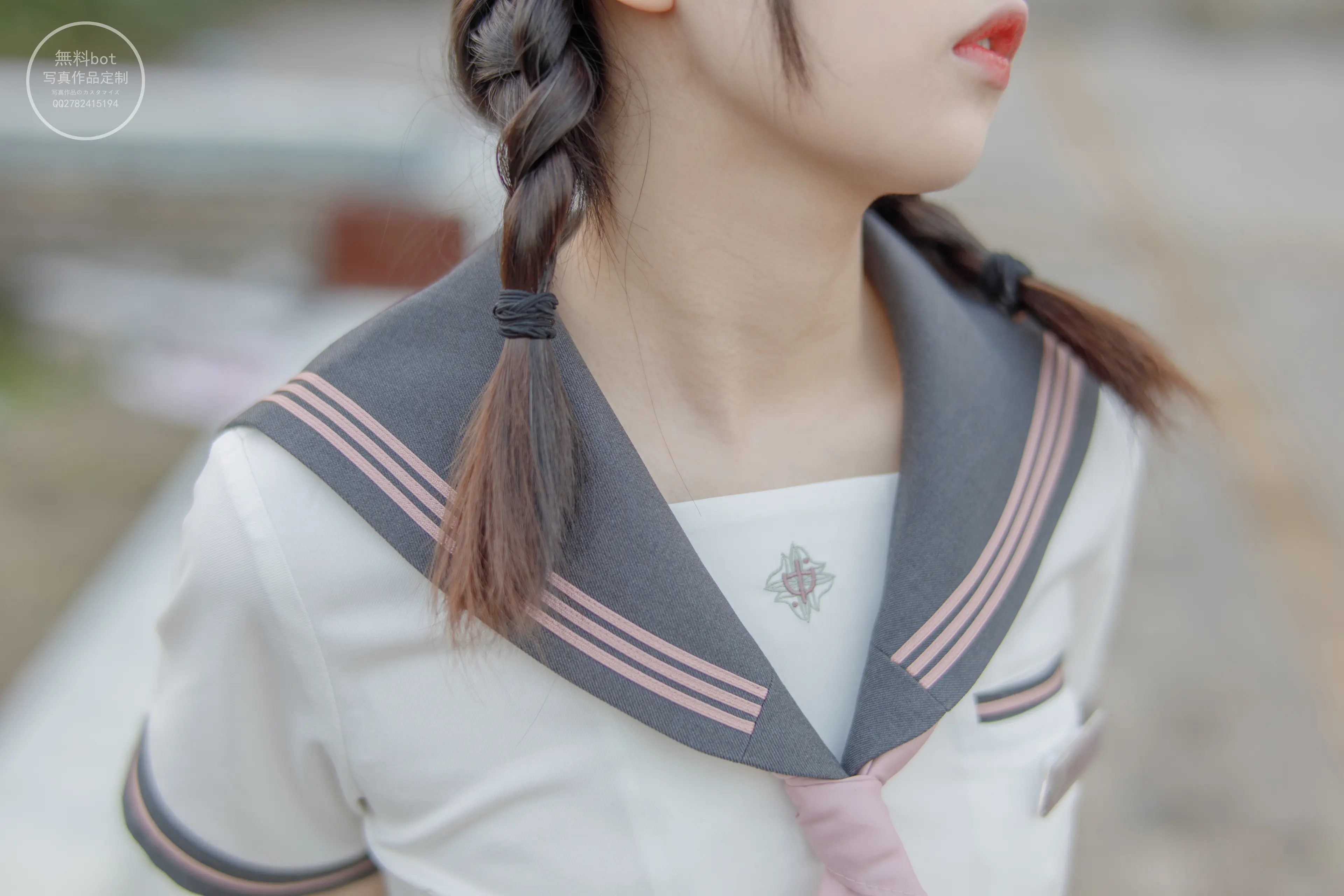 森萝财团 有料 依依 户外白丝JK制服 [90P]