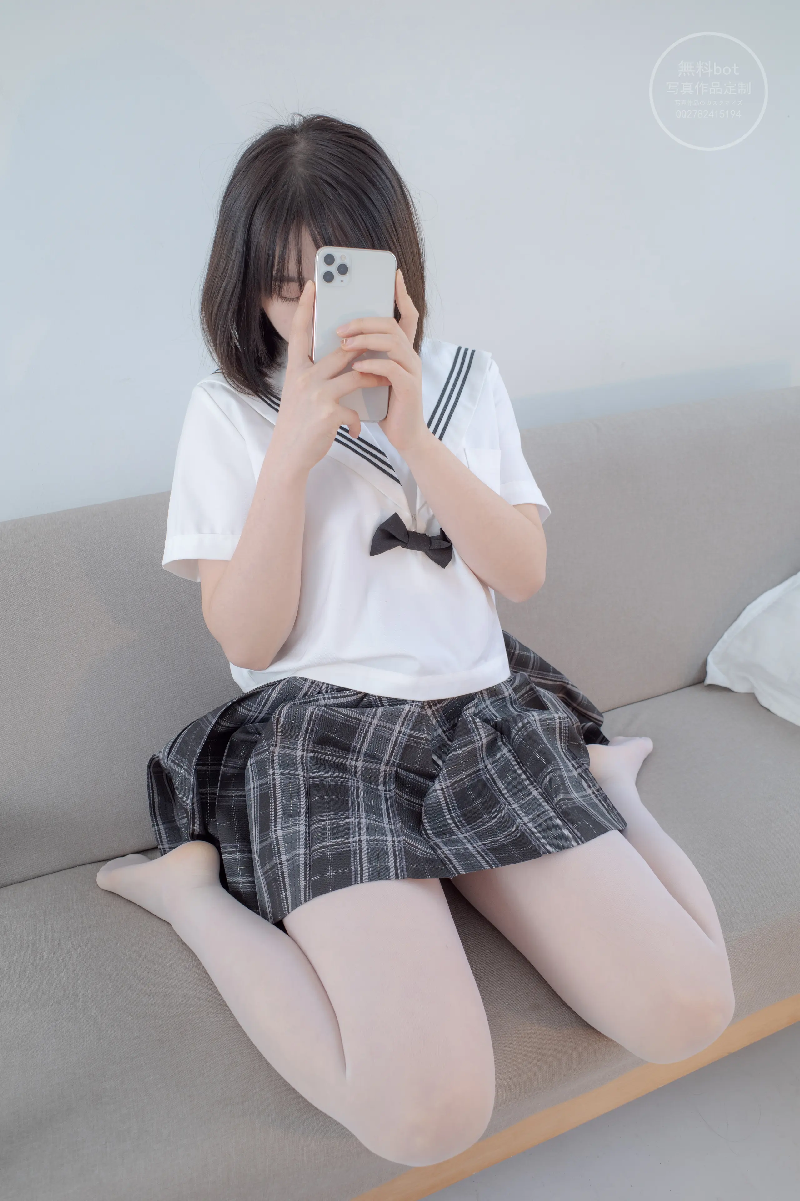 森萝财团 有料 匿名 美少女的白丝JK制服 [101P]