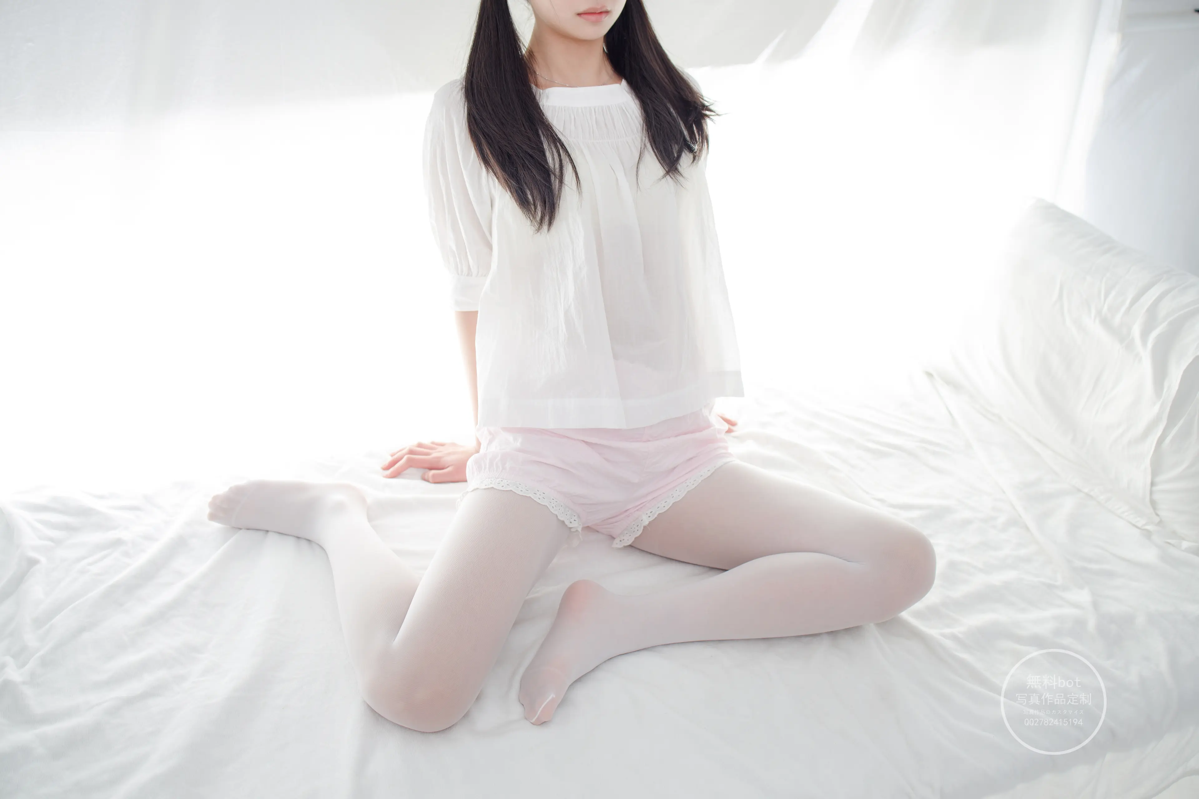 森萝财团 有料 吸吸 小清新少女的私房白丝 [53P]