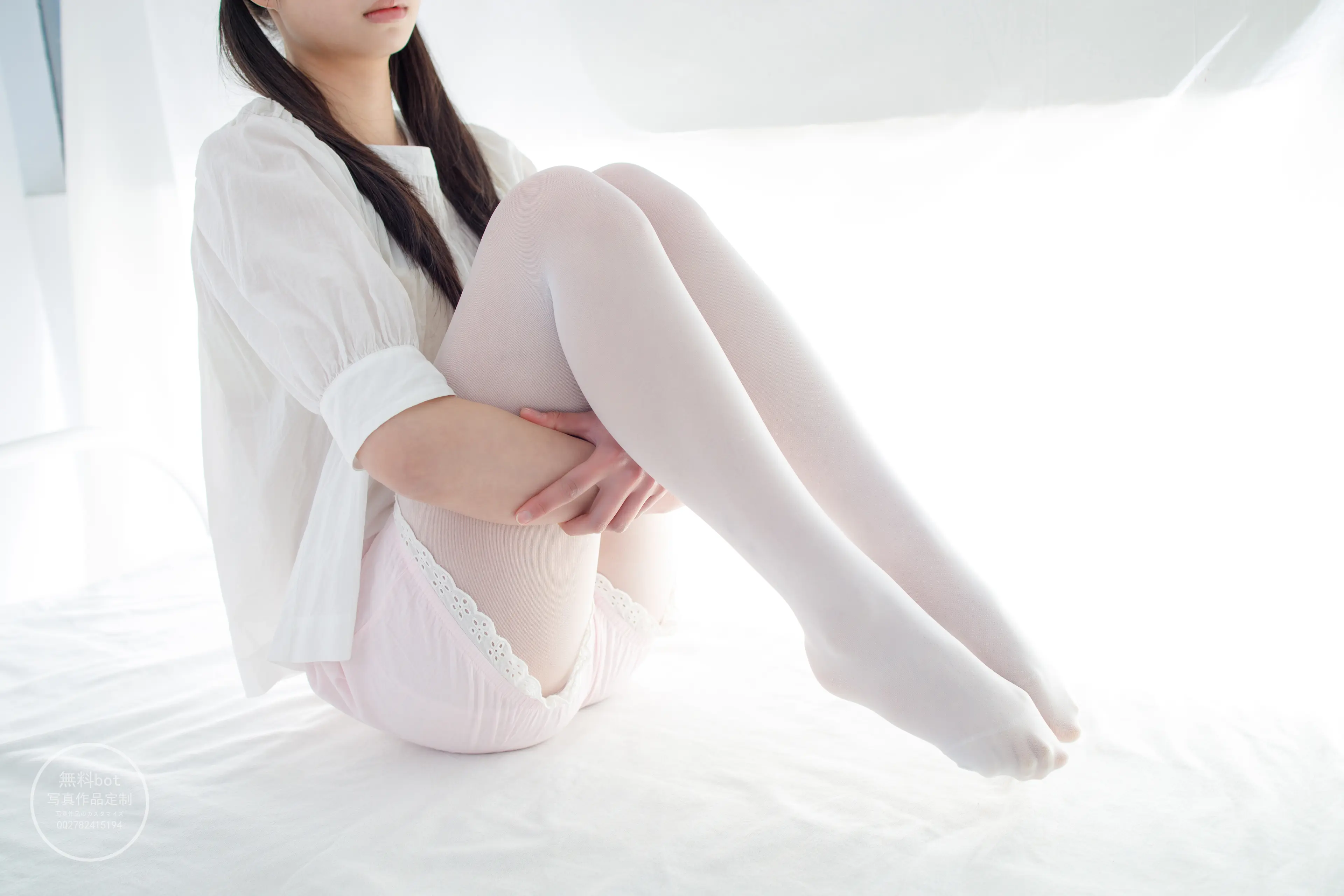 森萝财团 有料 吸吸 小清新少女的私房白丝 [53P]