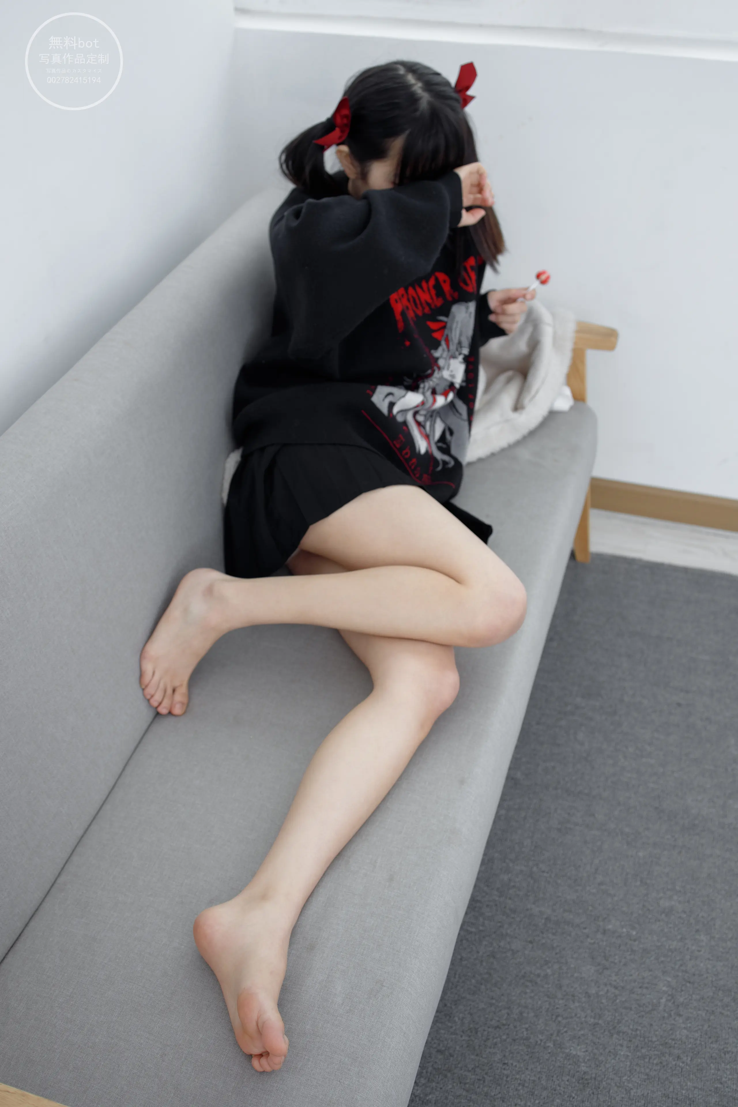 森萝财团 有料 小奶糕Milky 双马尾美少女的白丝美腿 [87P]