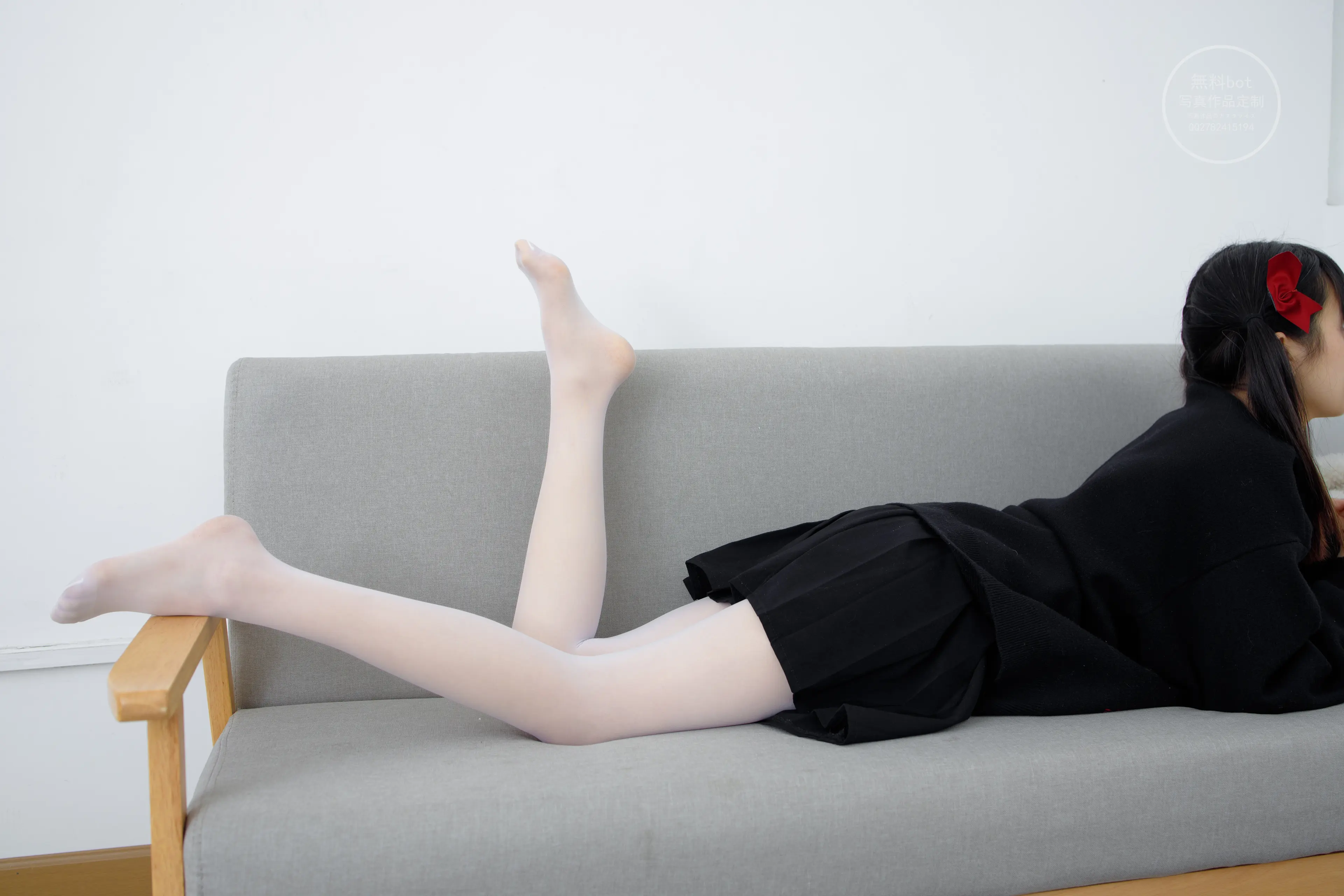 森萝财团 有料 小奶糕Milky 双马尾美少女的白丝美腿 [87P]