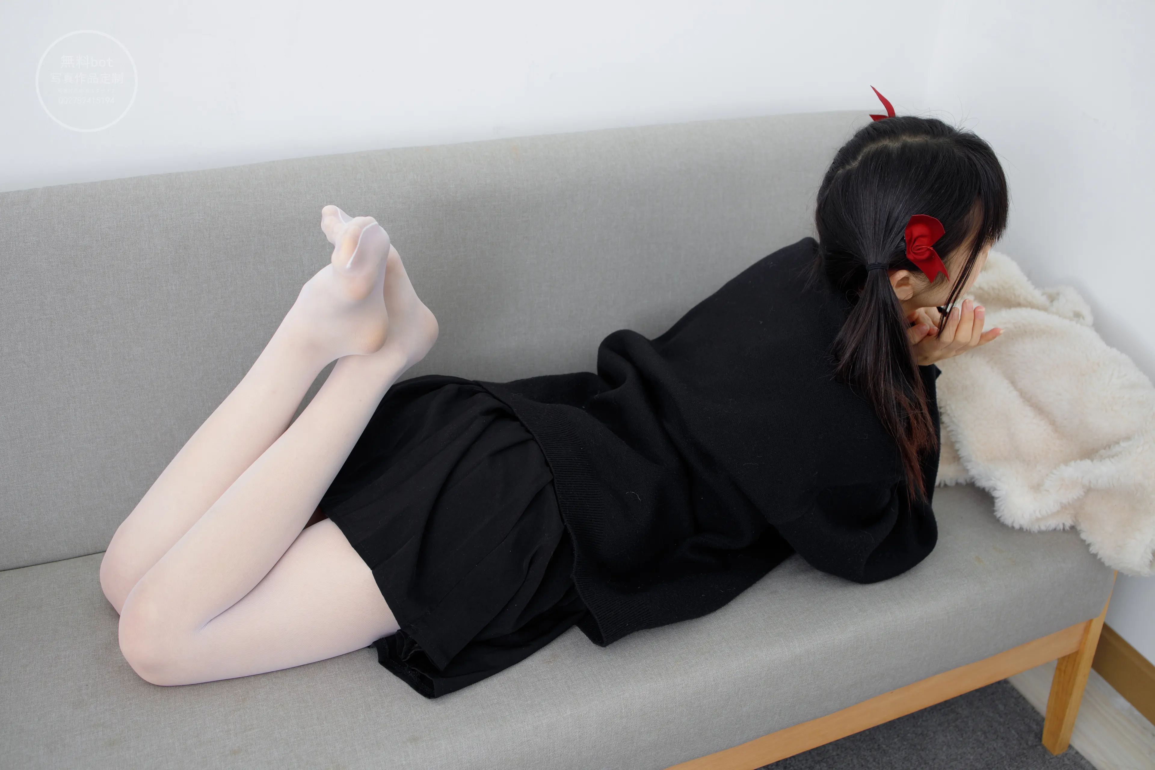 森萝财团 有料 小奶糕Milky 双马尾美少女的白丝美腿 [87P]