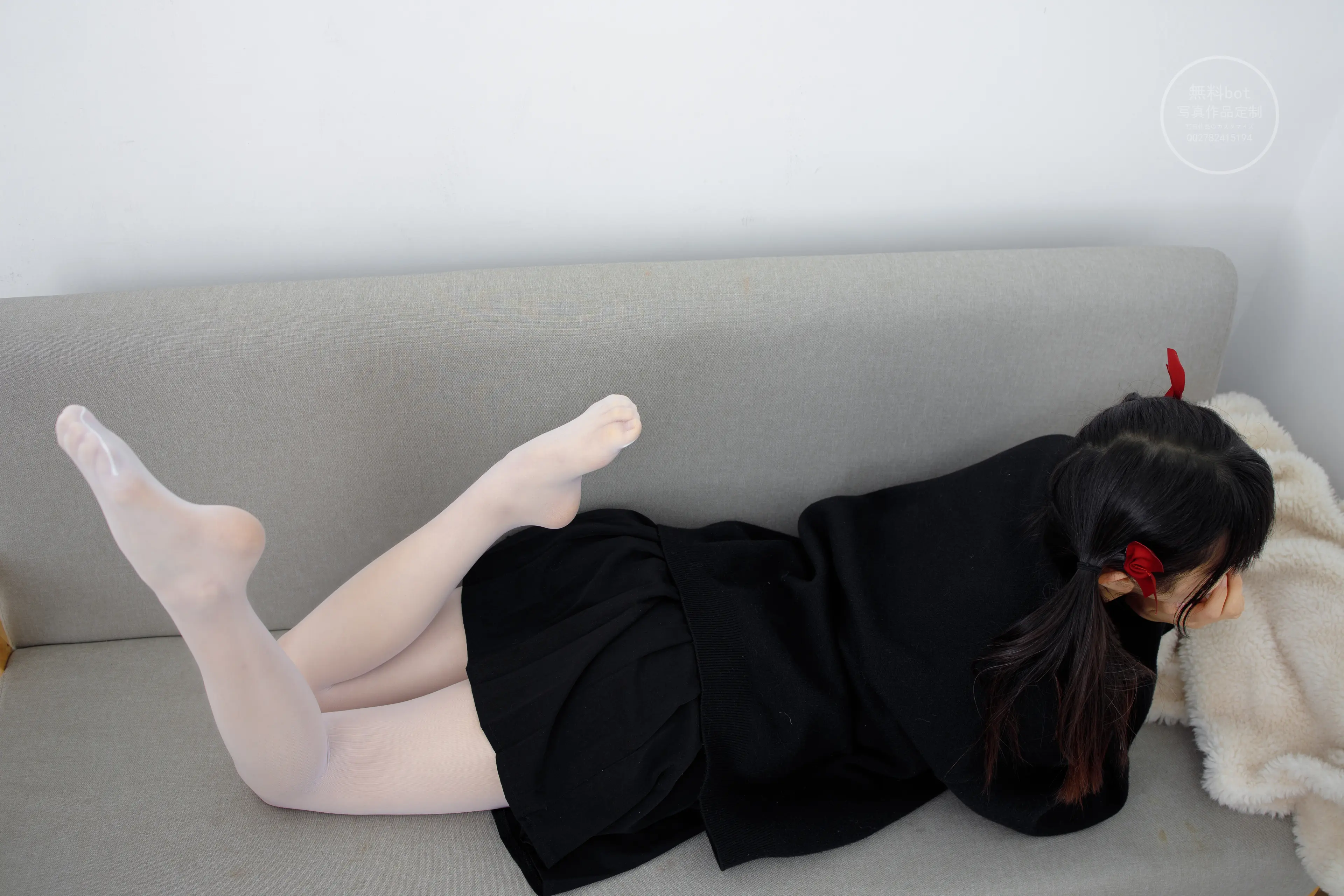 森萝财团 有料 小奶糕Milky 双马尾美少女的白丝美腿 [87P]