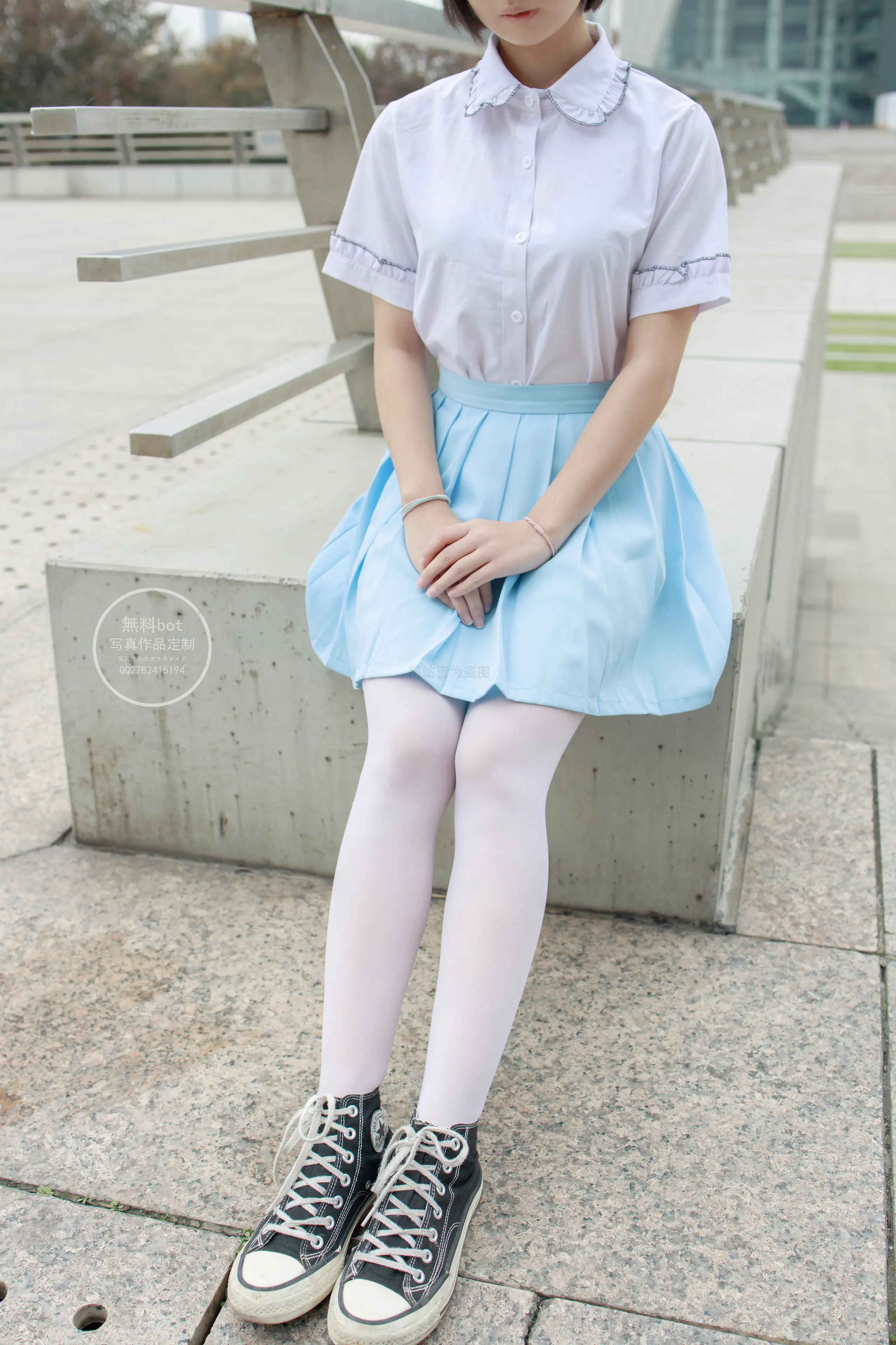 森萝财团 有料 小茵 公园白丝 [68P]