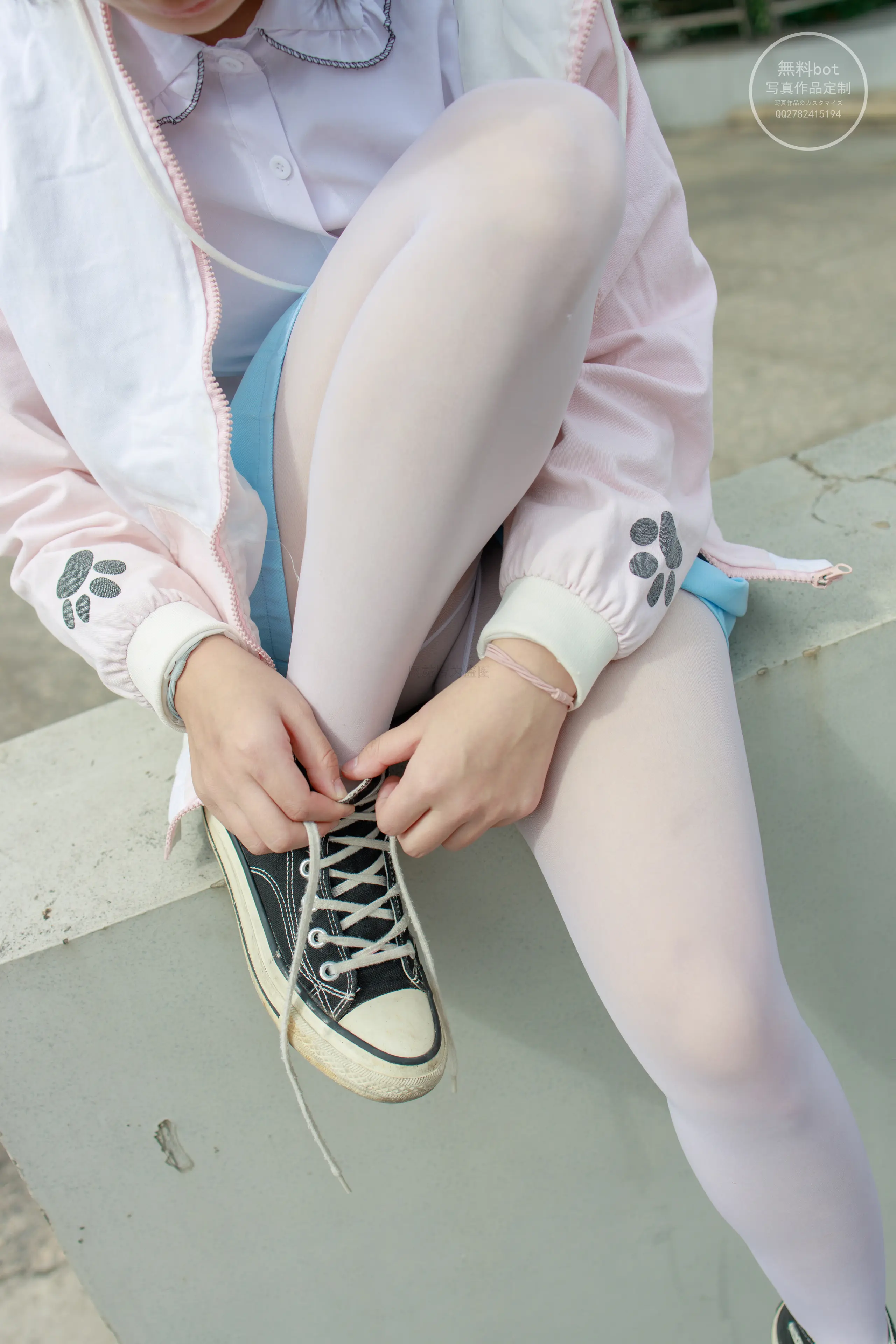 森萝财团 有料 小茵 公园白丝 [68P]