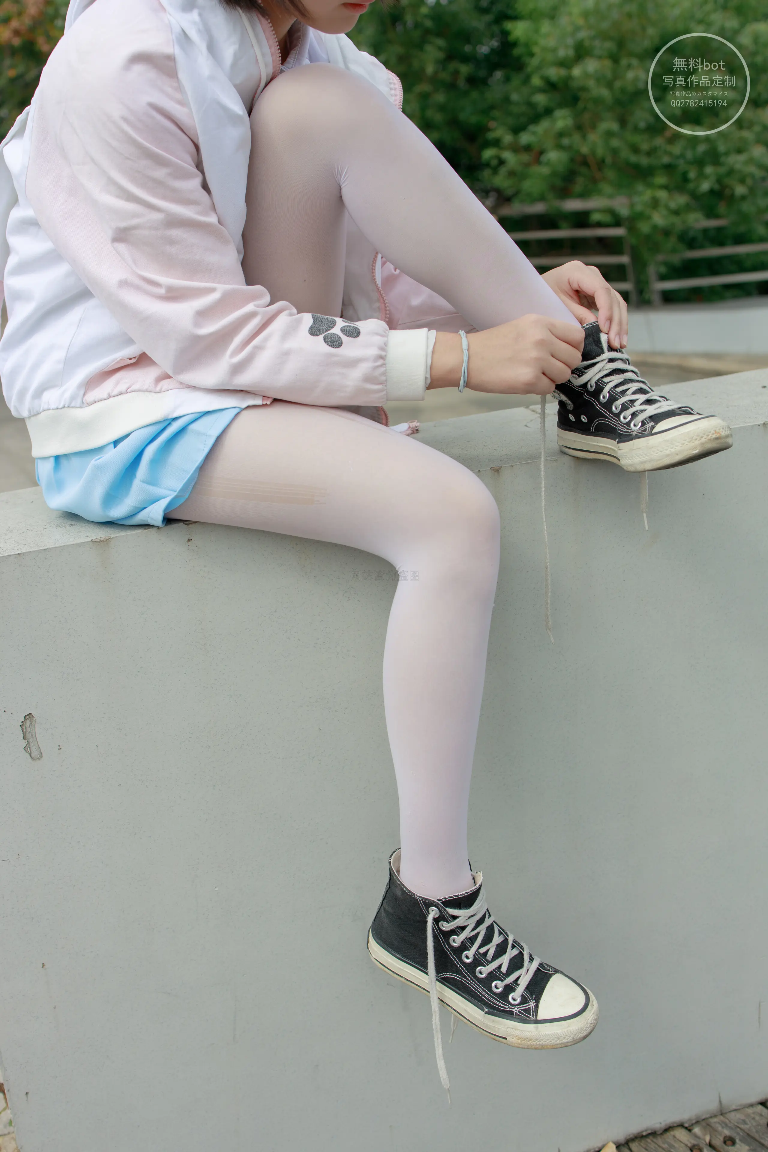 森萝财团 有料 小茵 公园白丝 [68P]