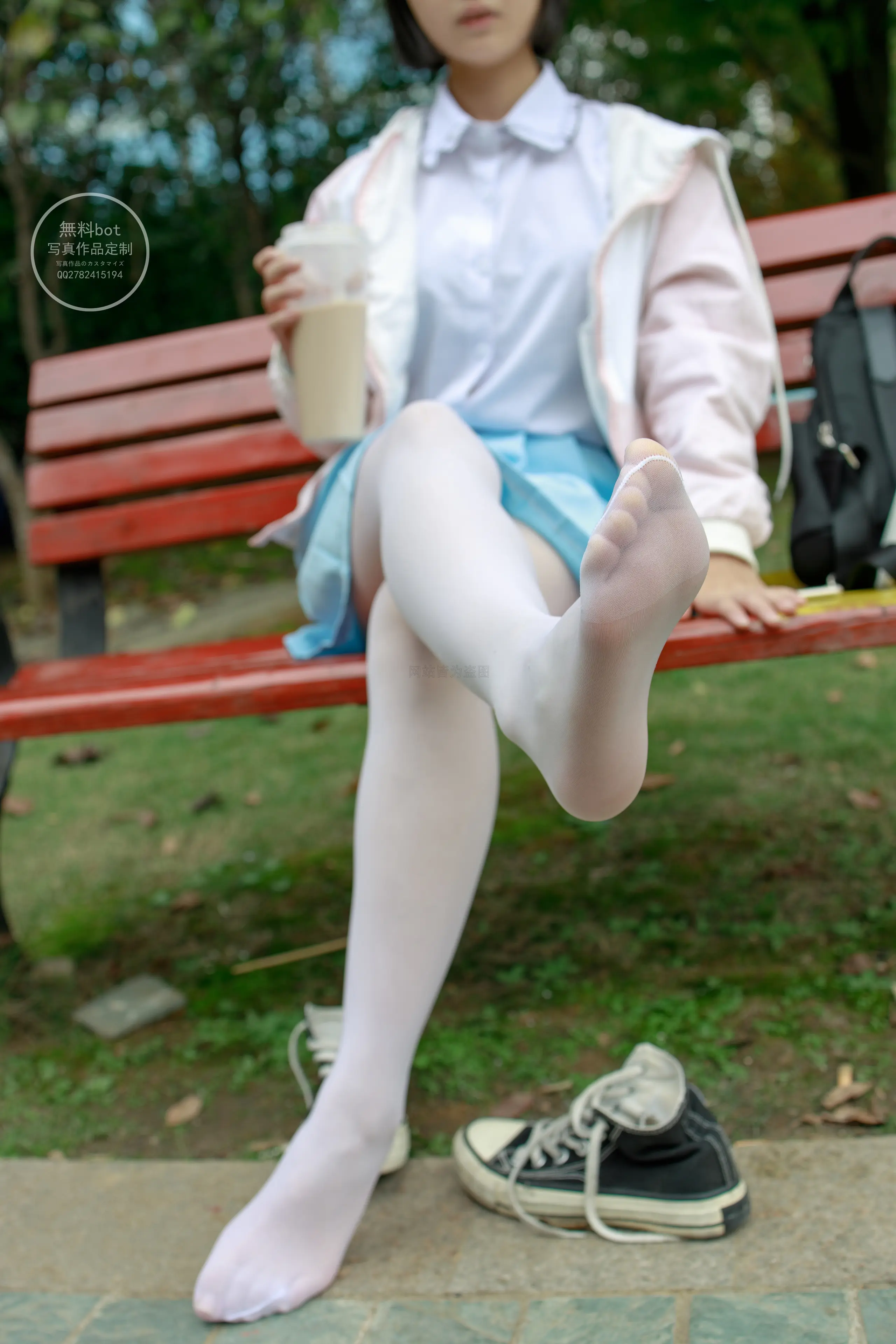 森萝财团 有料 小茵 公园白丝 [68P]