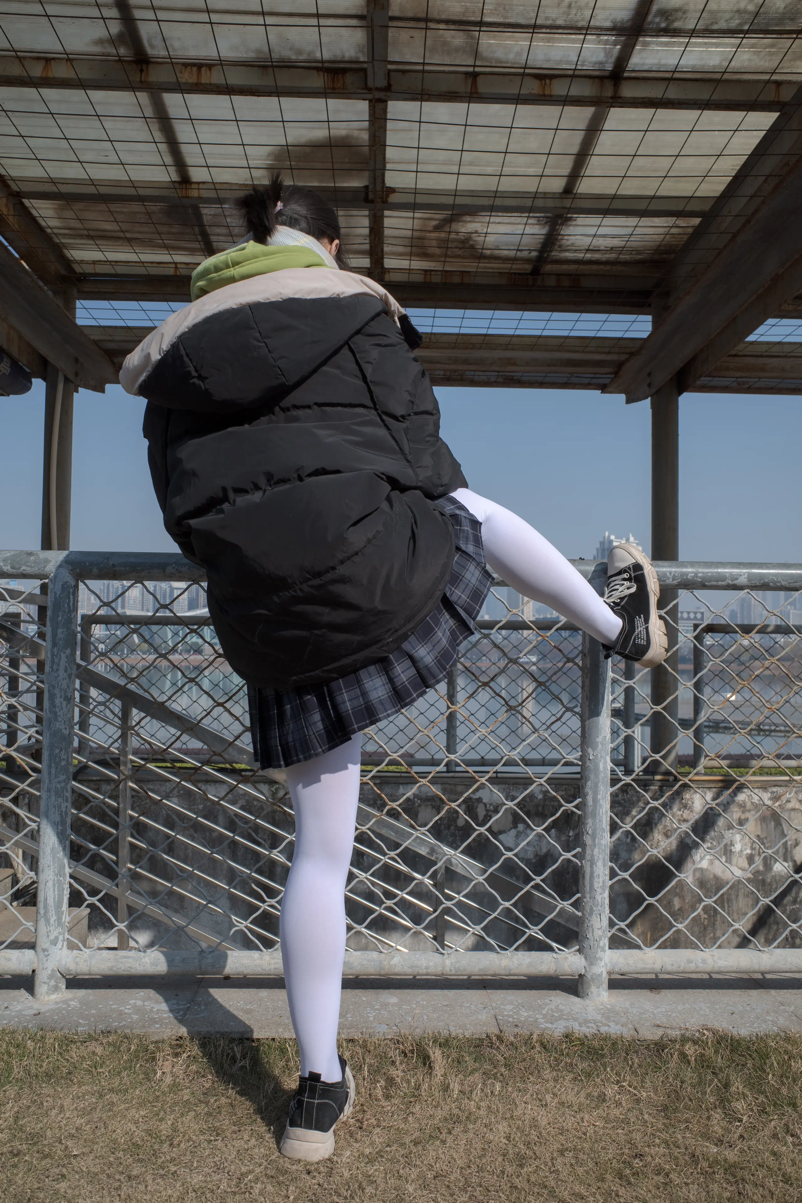 森萝财团 有料 小茵 户外公园帆布鞋白丝 [84P]