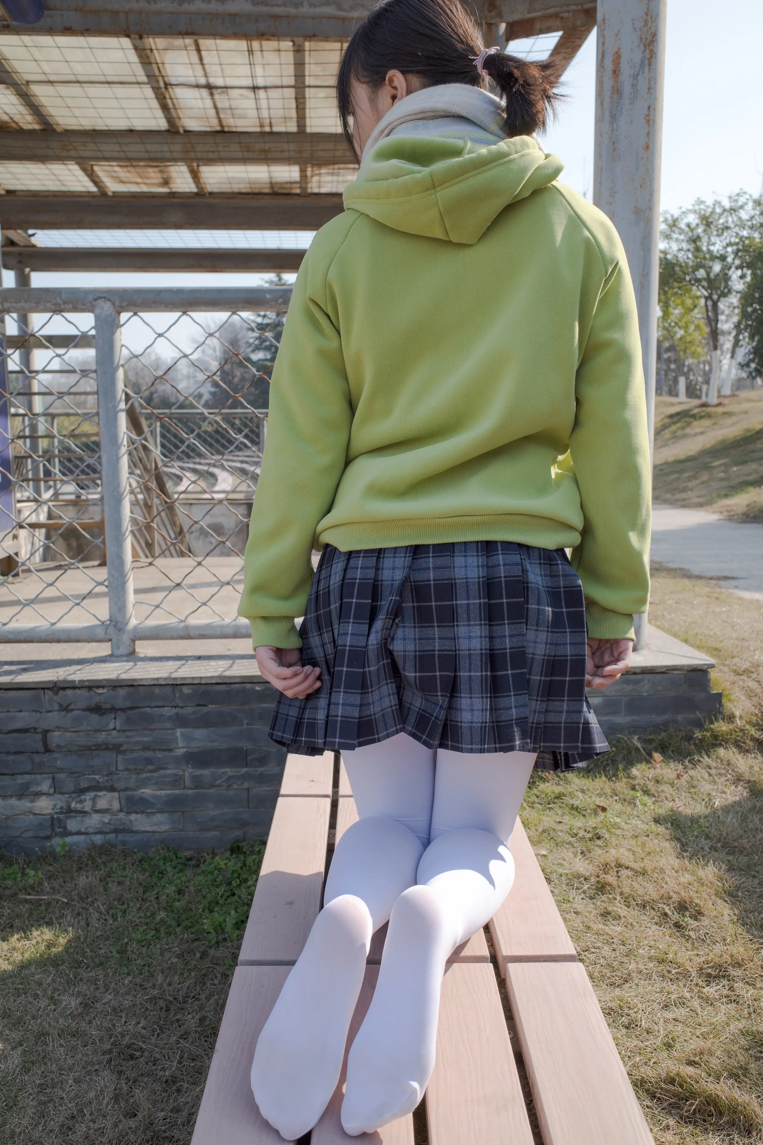 森萝财团 有料 小茵 户外公园帆布鞋白丝 [84P]