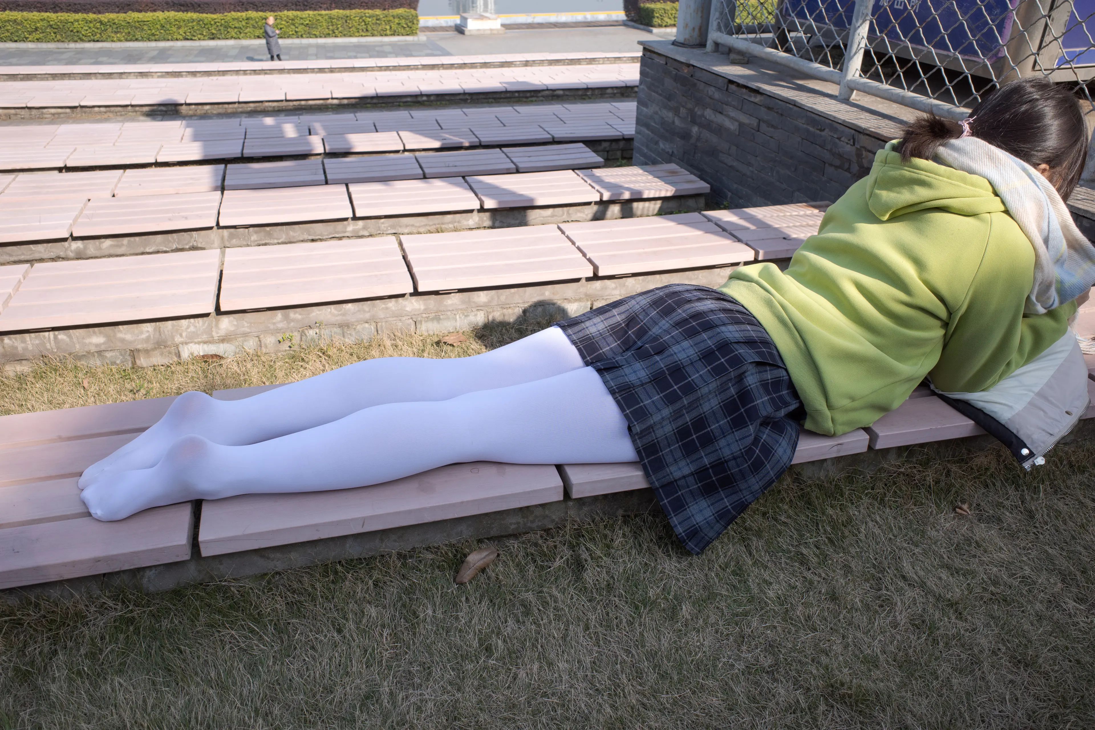 森萝财团 有料 小茵 户外公园帆布鞋白丝 [84P]