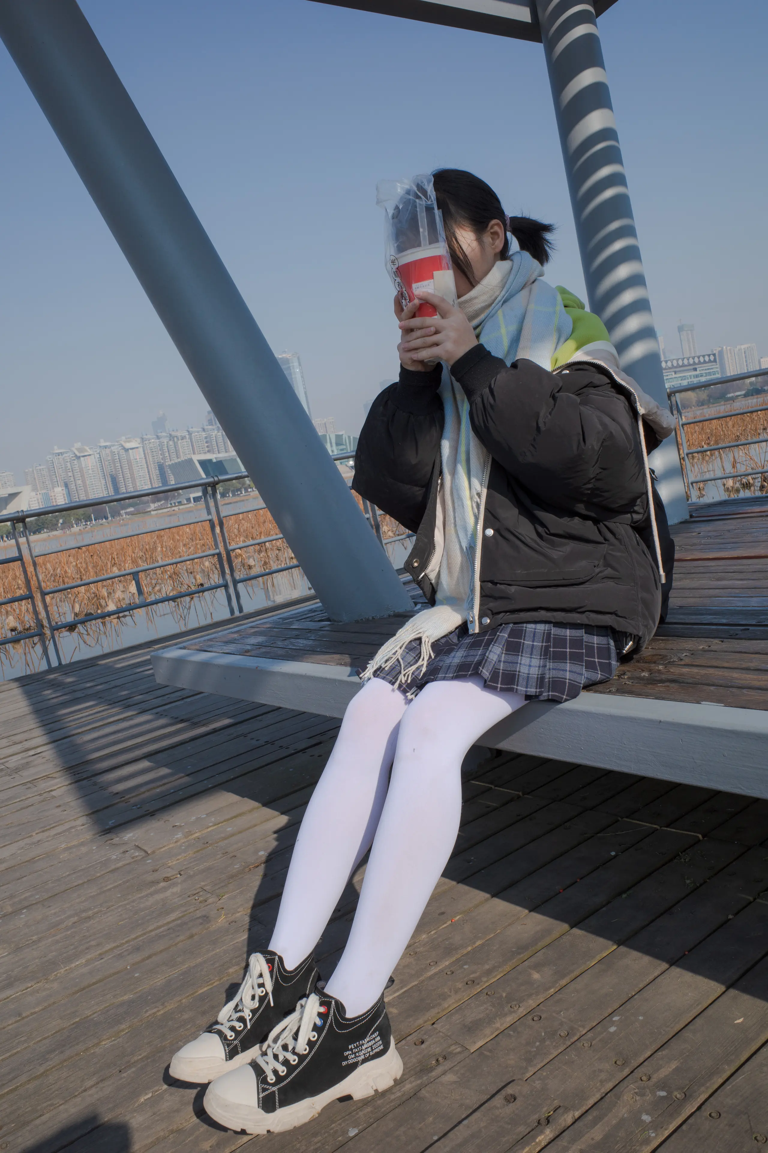 森萝财团 有料 小茵 户外公园帆布鞋白丝 [84P]