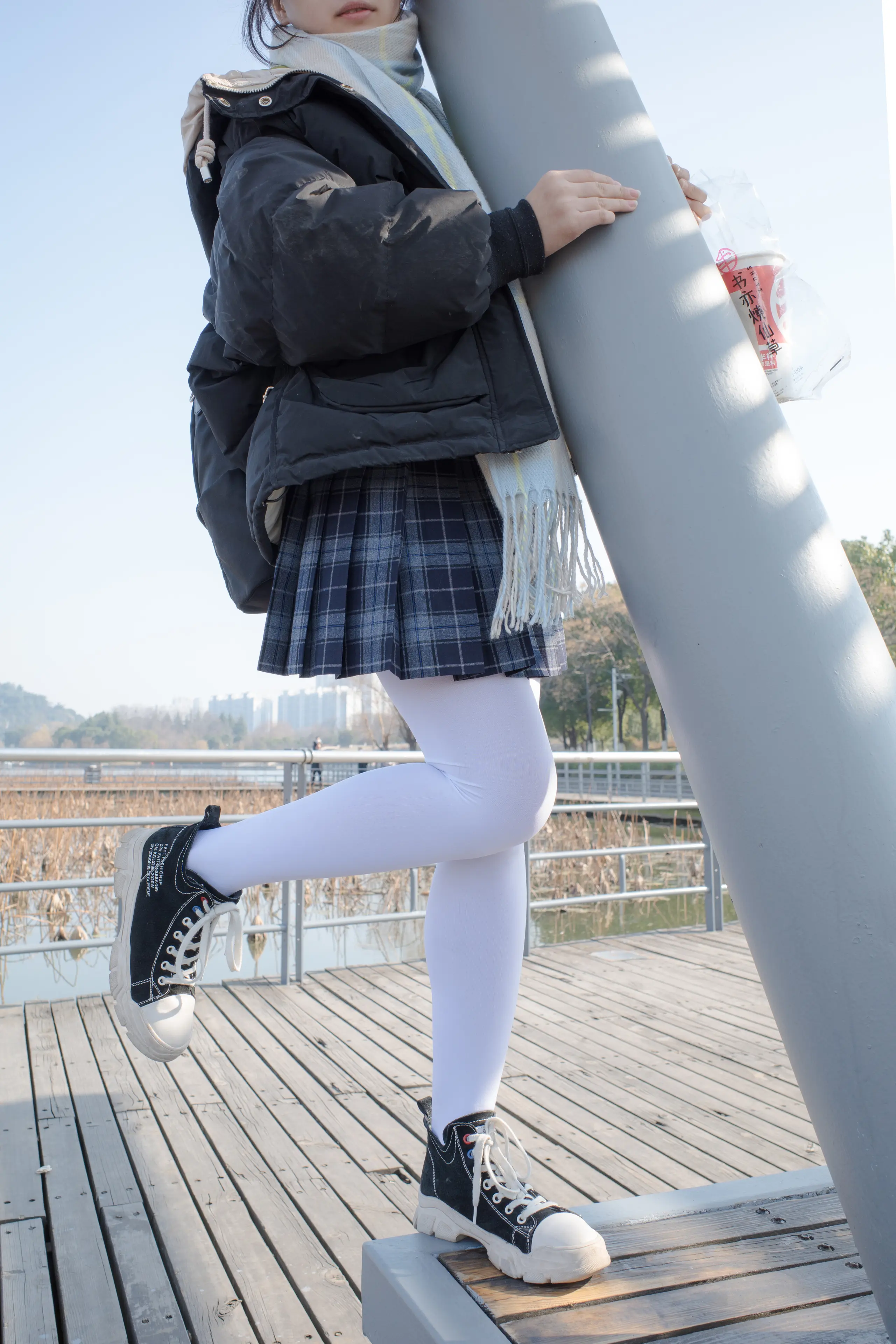 森萝财团 有料 小茵 户外公园帆布鞋白丝 [84P]