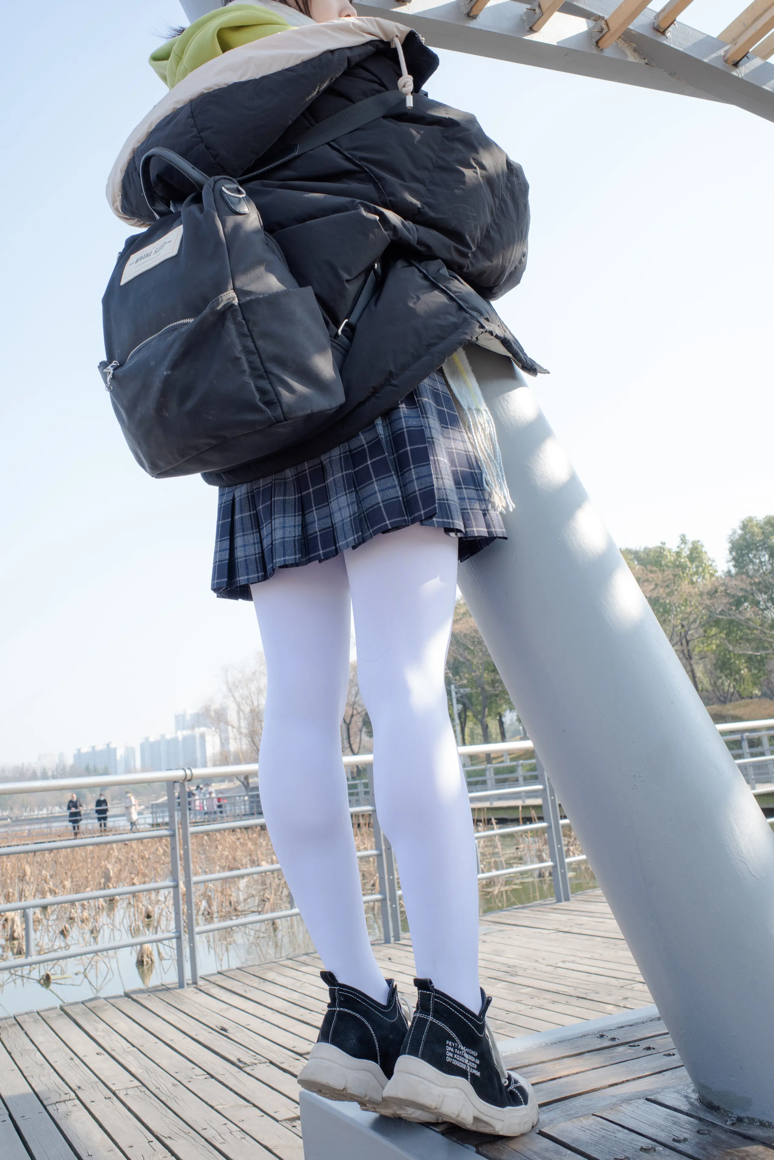 森萝财团 有料 小茵 户外公园帆布鞋白丝 [84P]