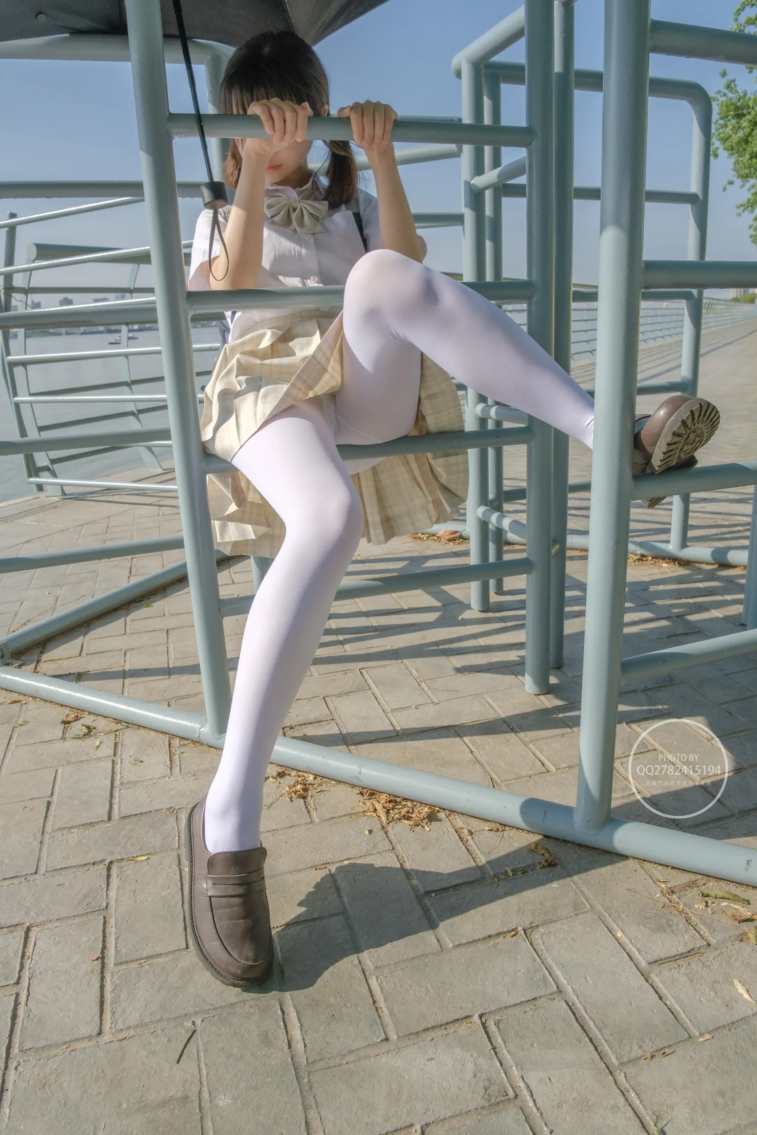 森萝财团 有料 海边JK制服白丝 [95P]