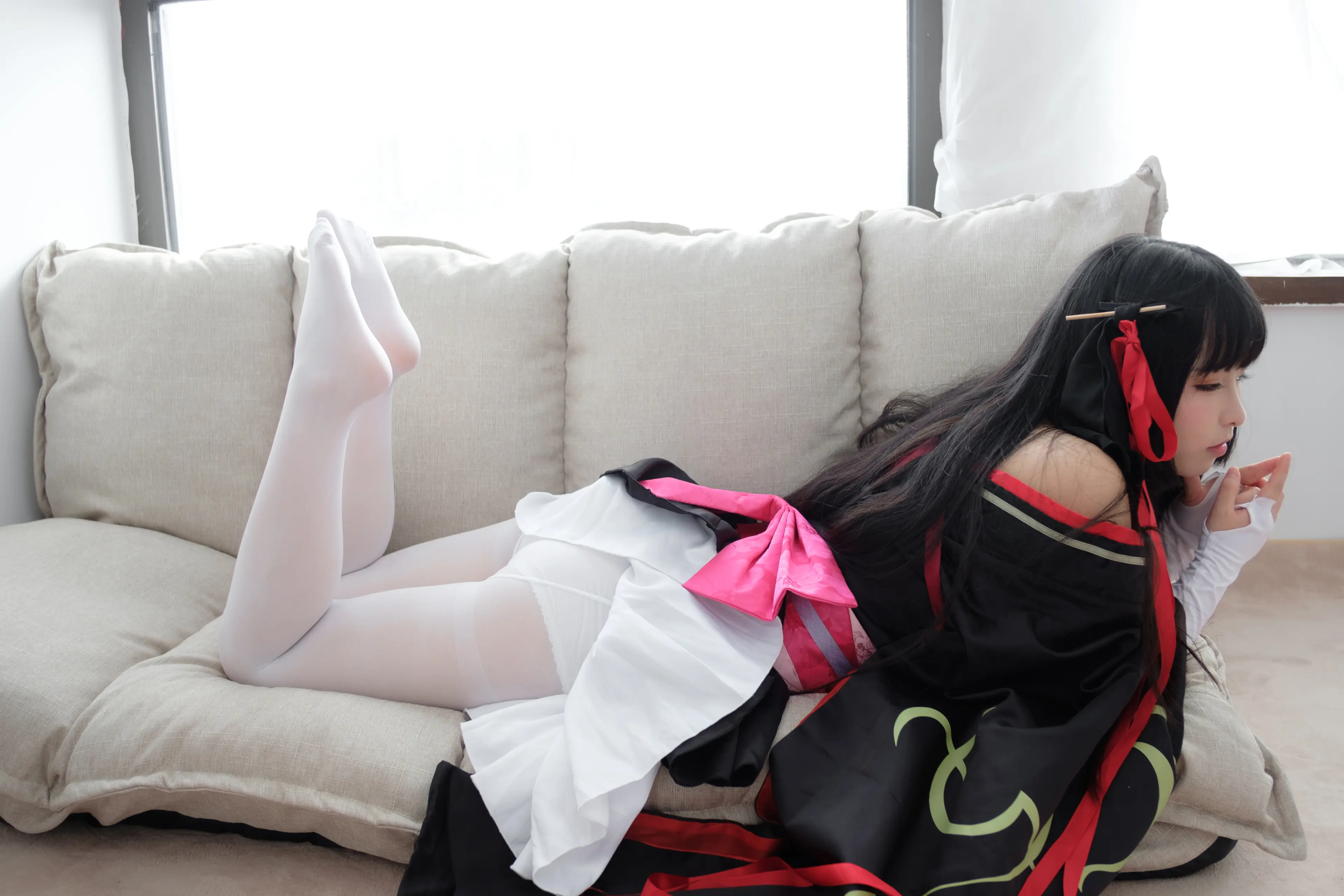 森萝财团 ALPHA cosplay白丝MM [75P]