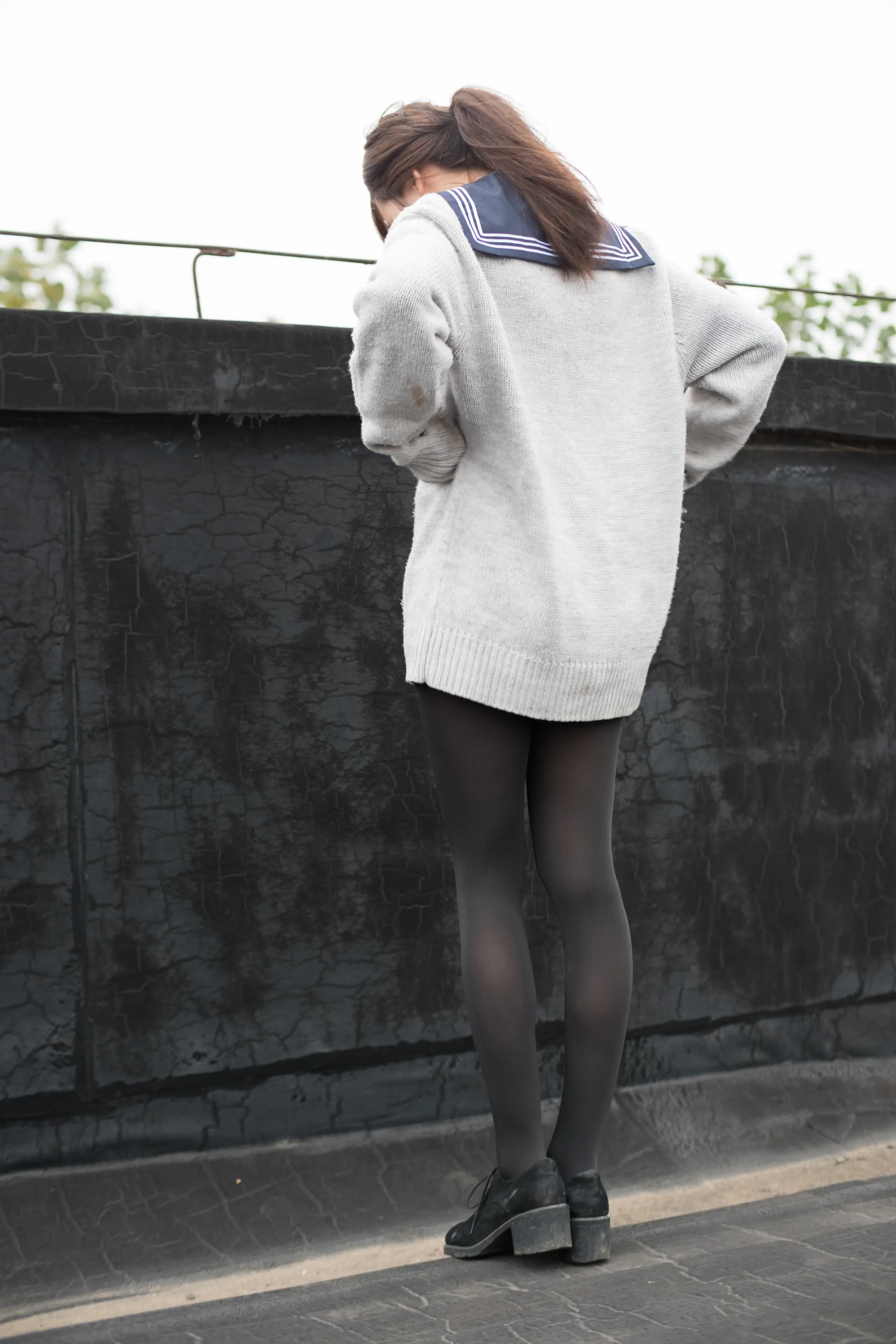 森萝财团 BETA 楼梯间的黑丝小妹 [47P]