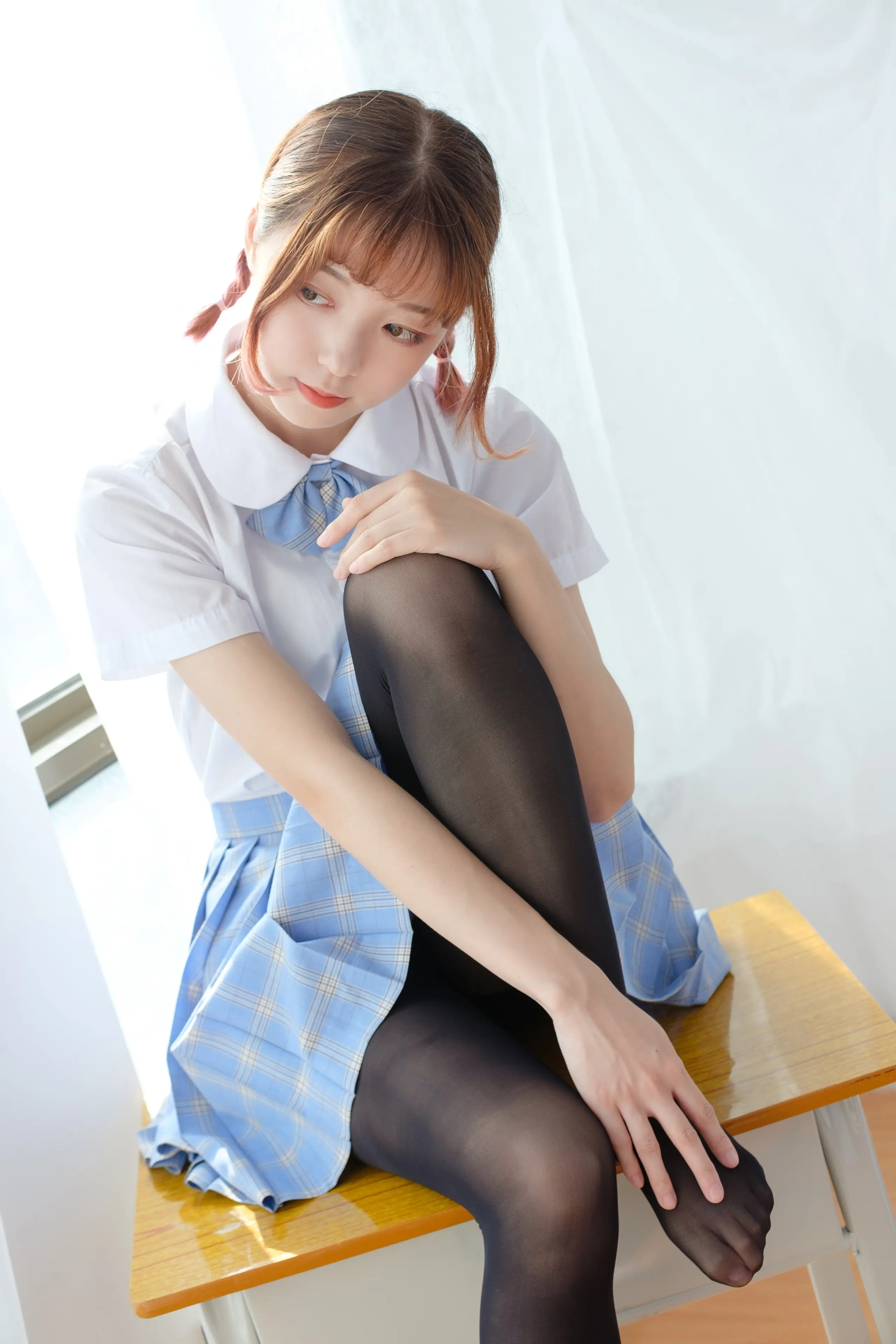 森萝财团 BETA 清新黑丝学生妹 [126P]