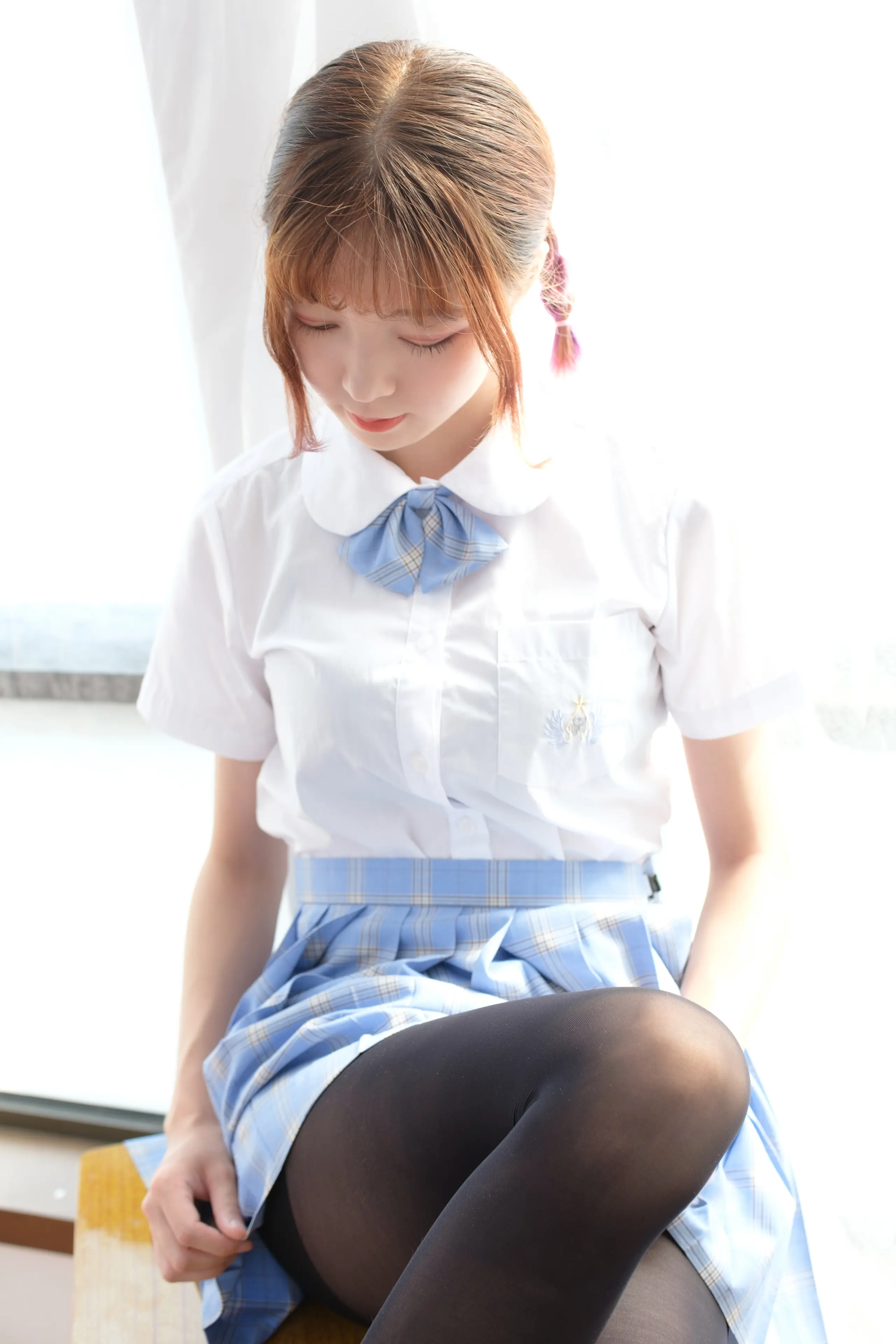 森萝财团 BETA 清新黑丝学生妹 [126P]