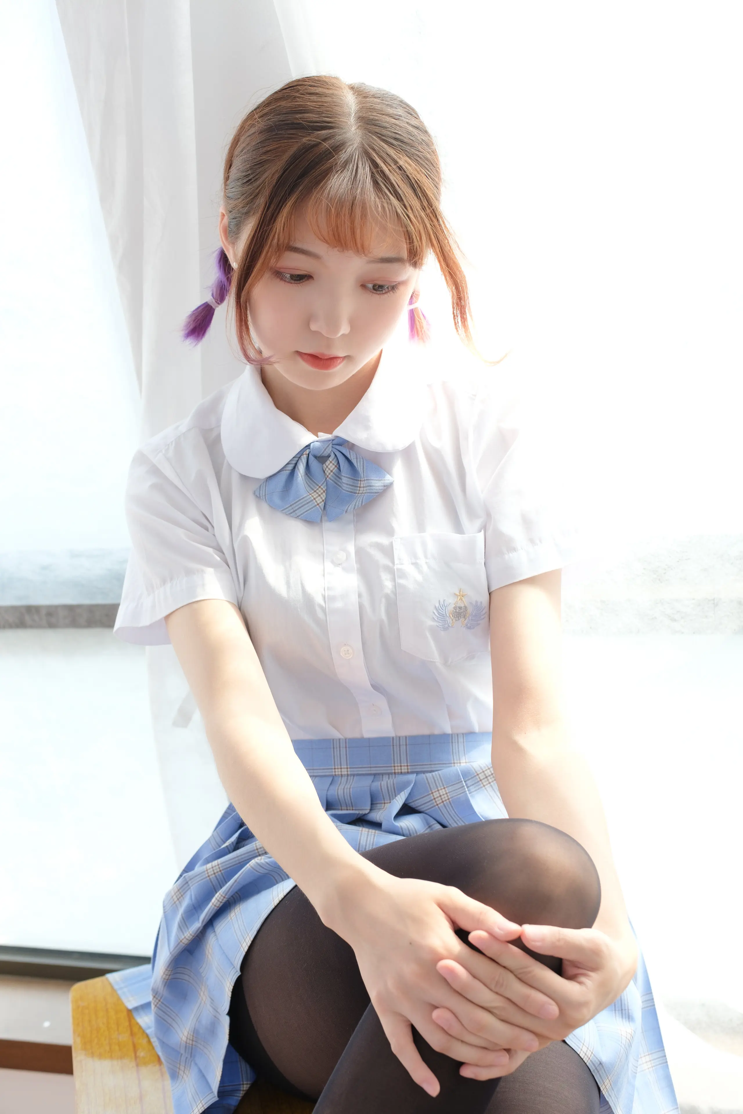 森萝财团 BETA 清新黑丝学生妹 [126P]