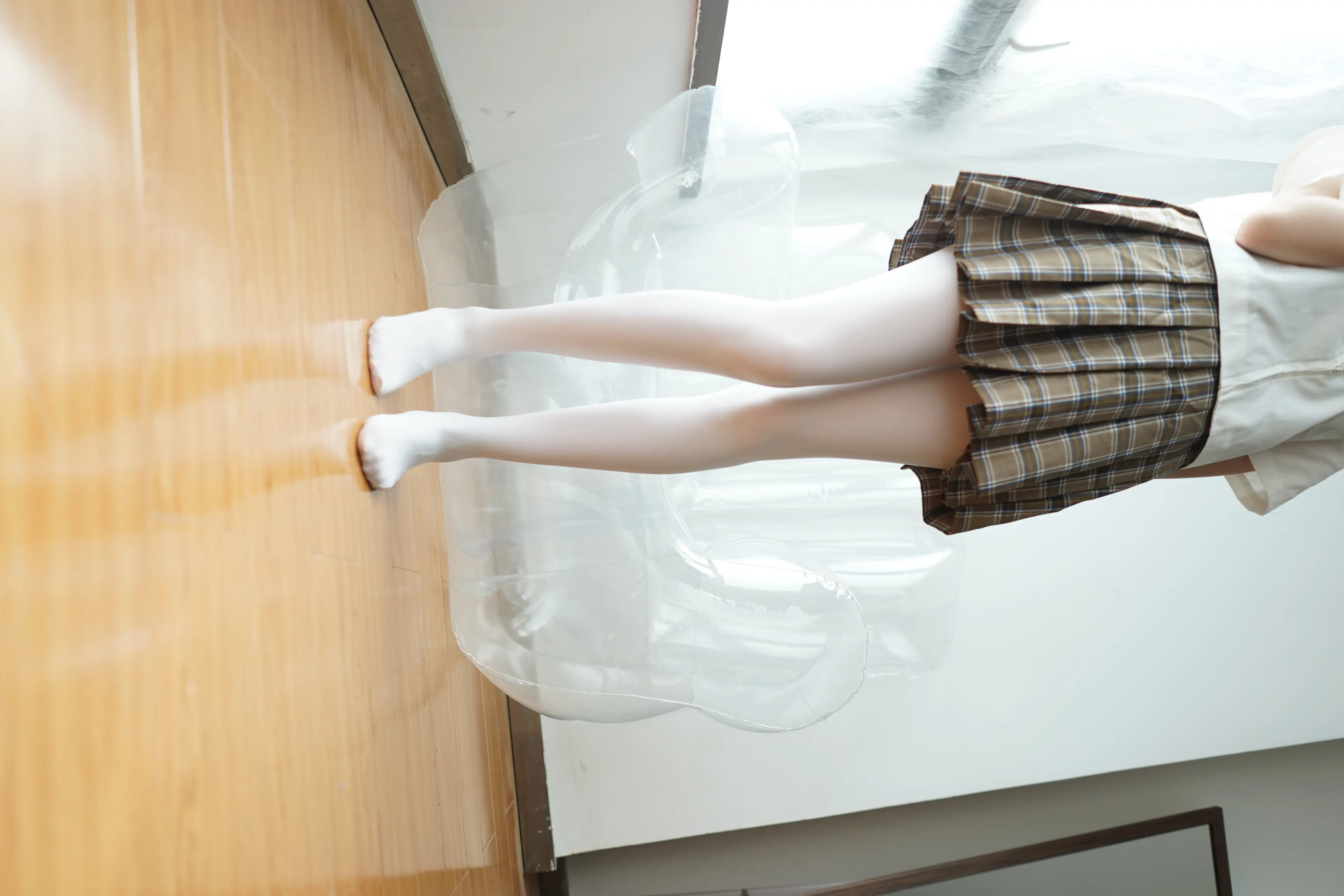 森萝财团 BETA 白丝格子裙 [212P]