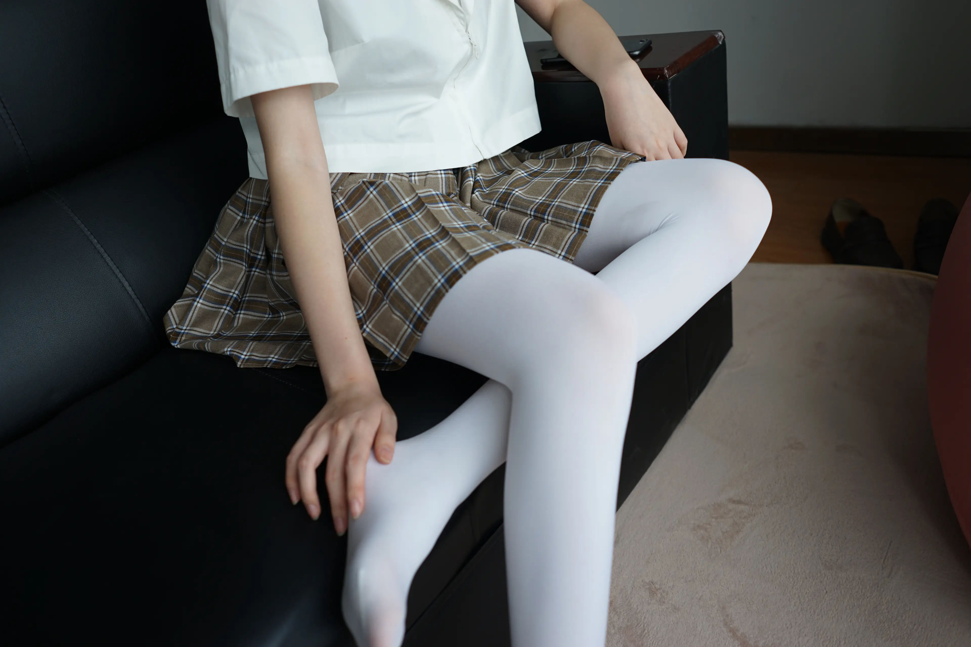 森萝财团 BETA 白丝格子裙 [212P]