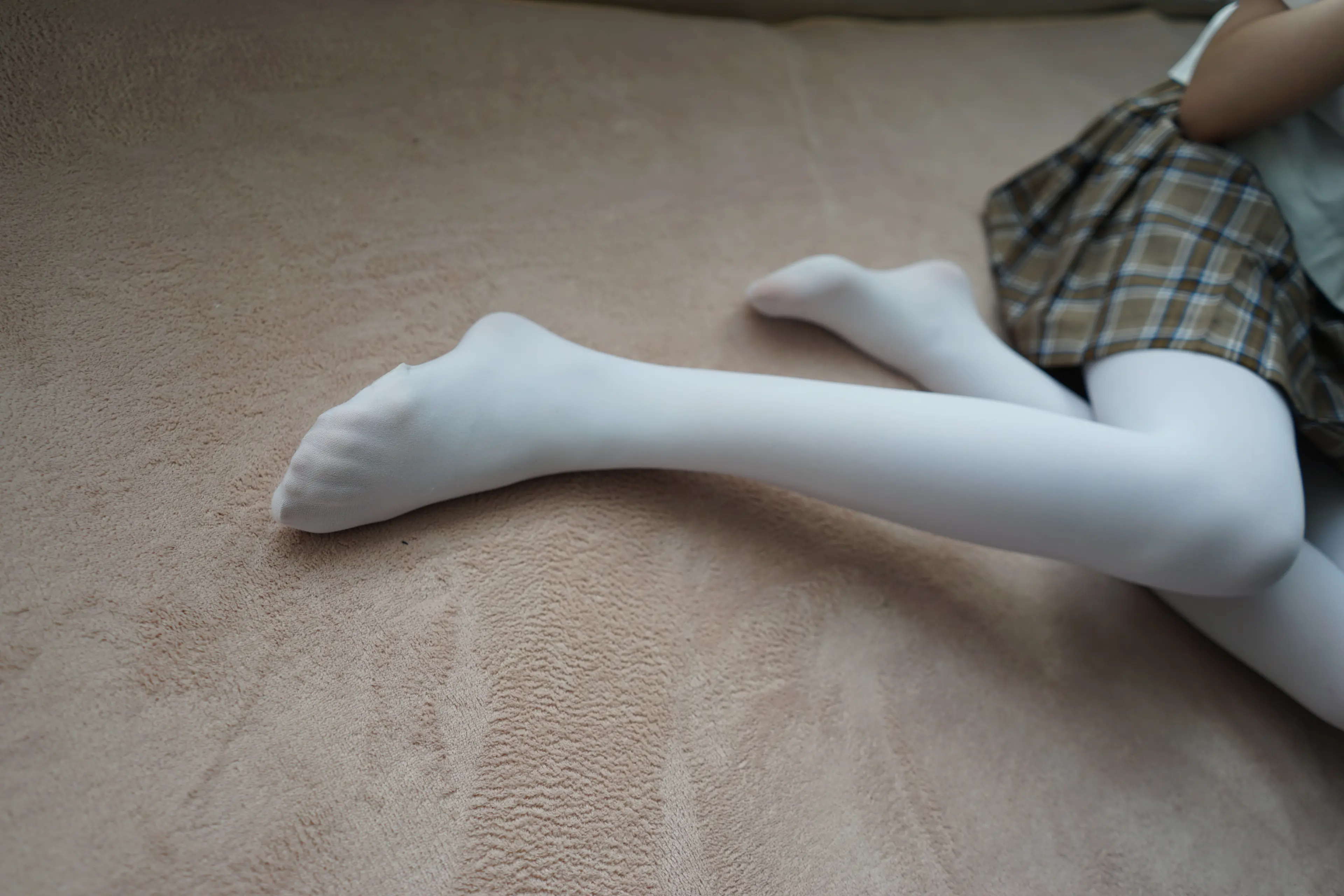 森萝财团 BETA 白丝格子裙 [212P]