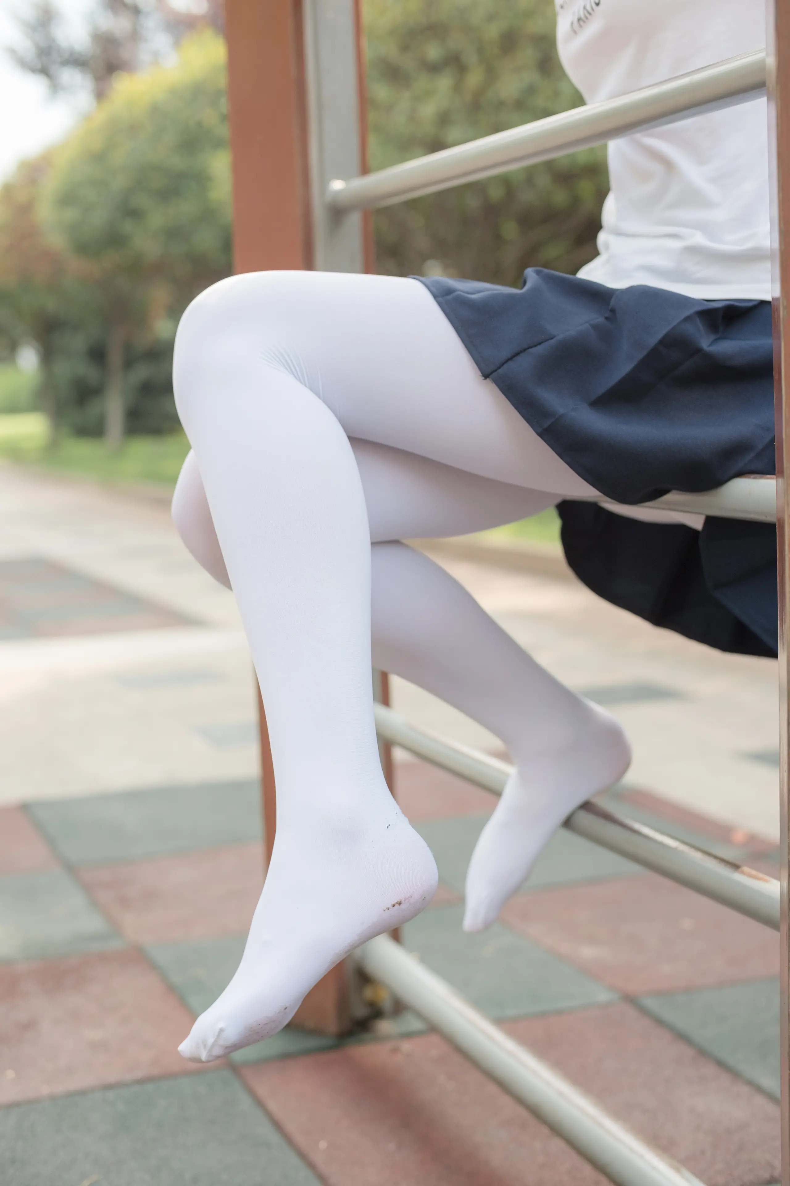 森萝财团 BETA 高中生的户外白丝 [91P]