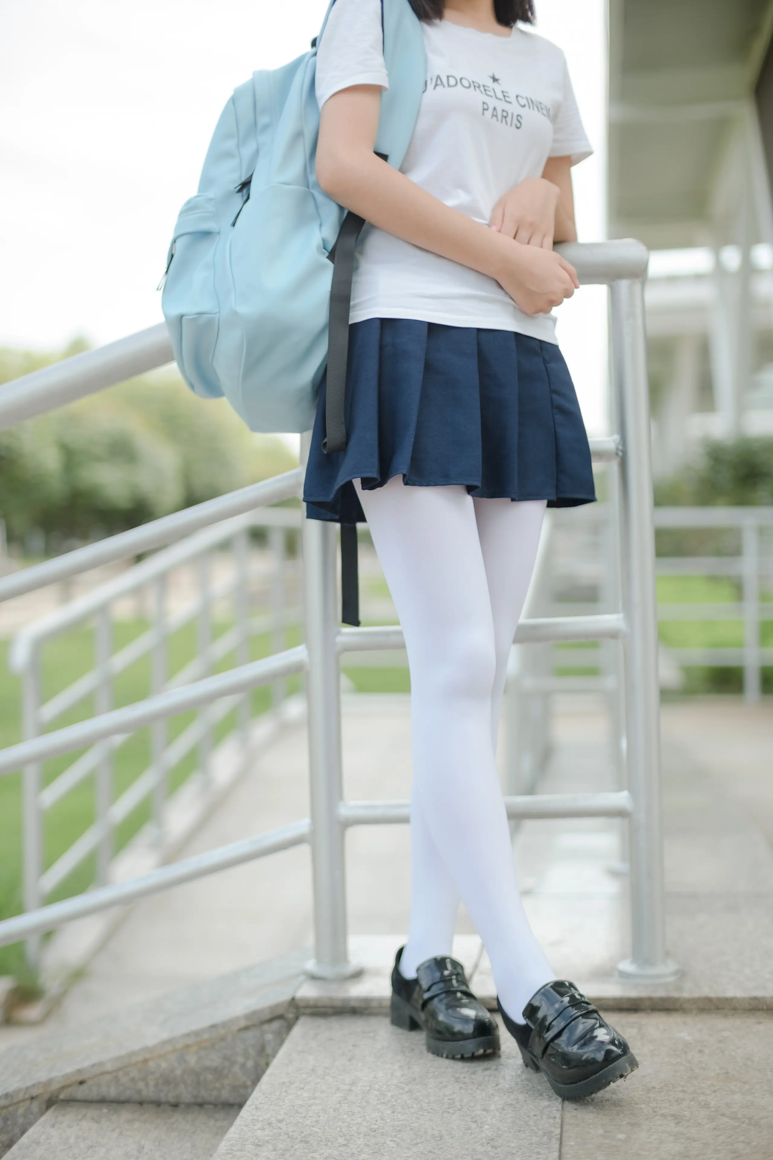 森萝财团 BETA 高中生的户外白丝 [91P]