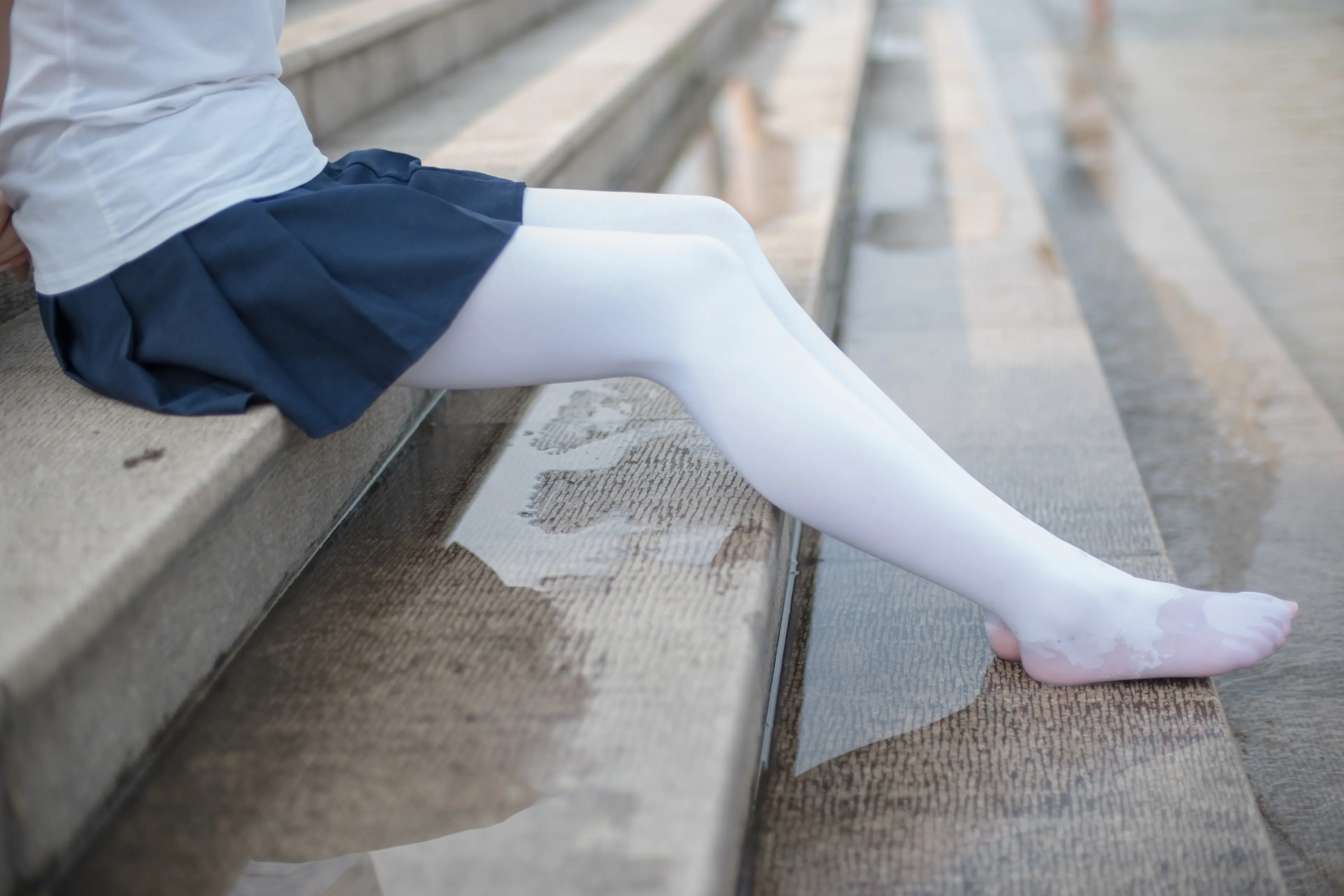 森萝财团 BETA 高中生的户外白丝 [91P]