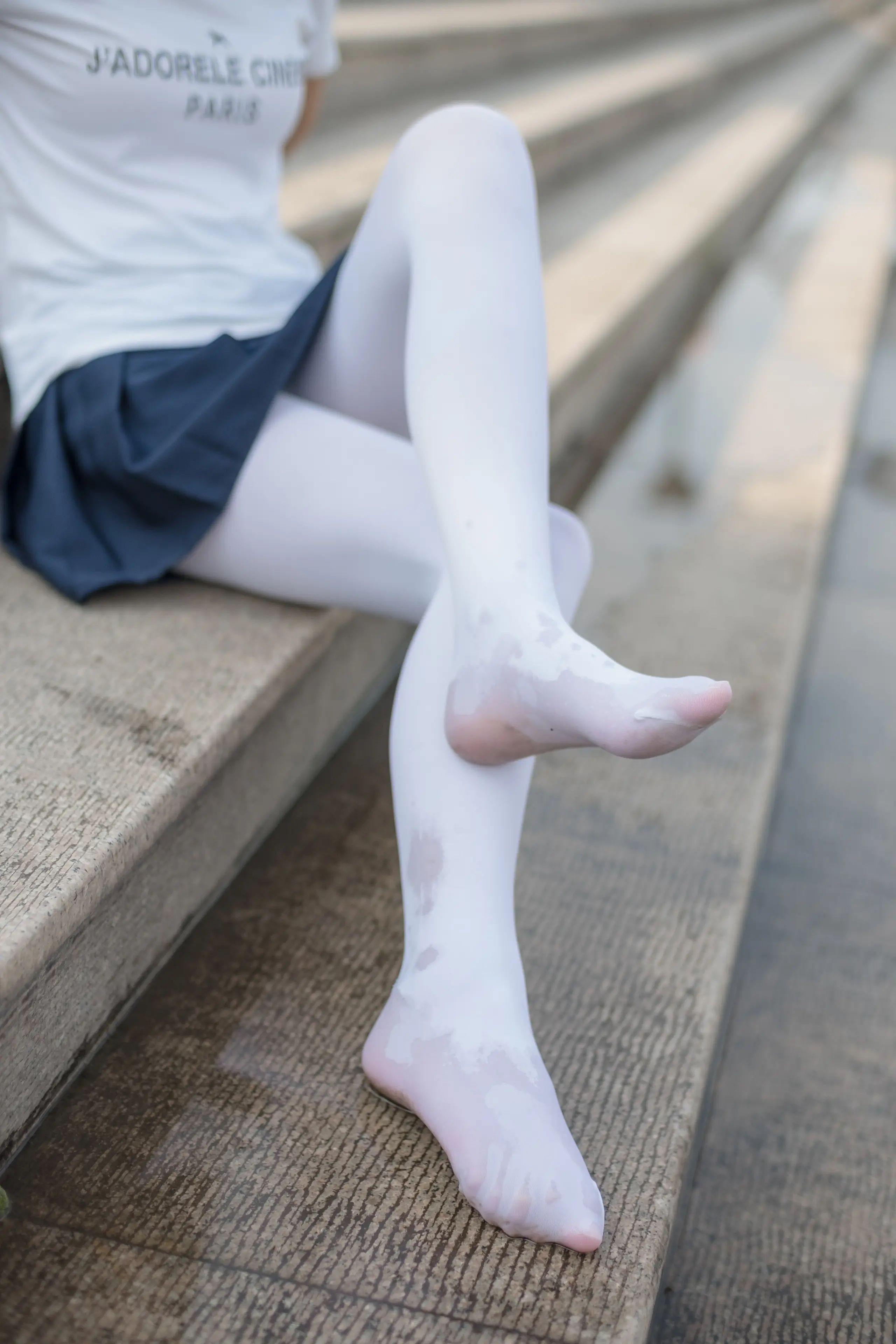 森萝财团 BETA 高中生的户外白丝 [91P]