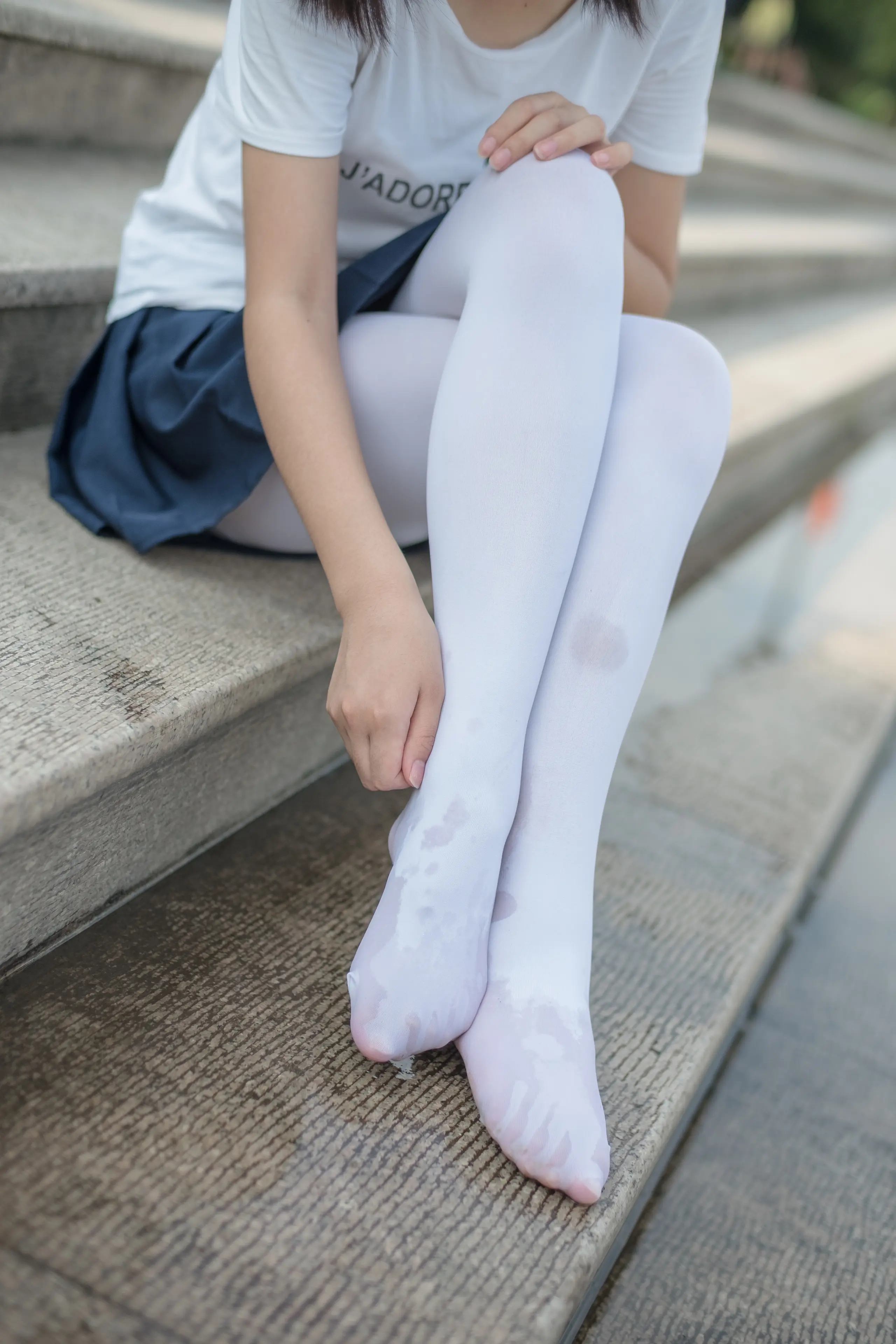 森萝财团 BETA 高中生的户外白丝 [91P]