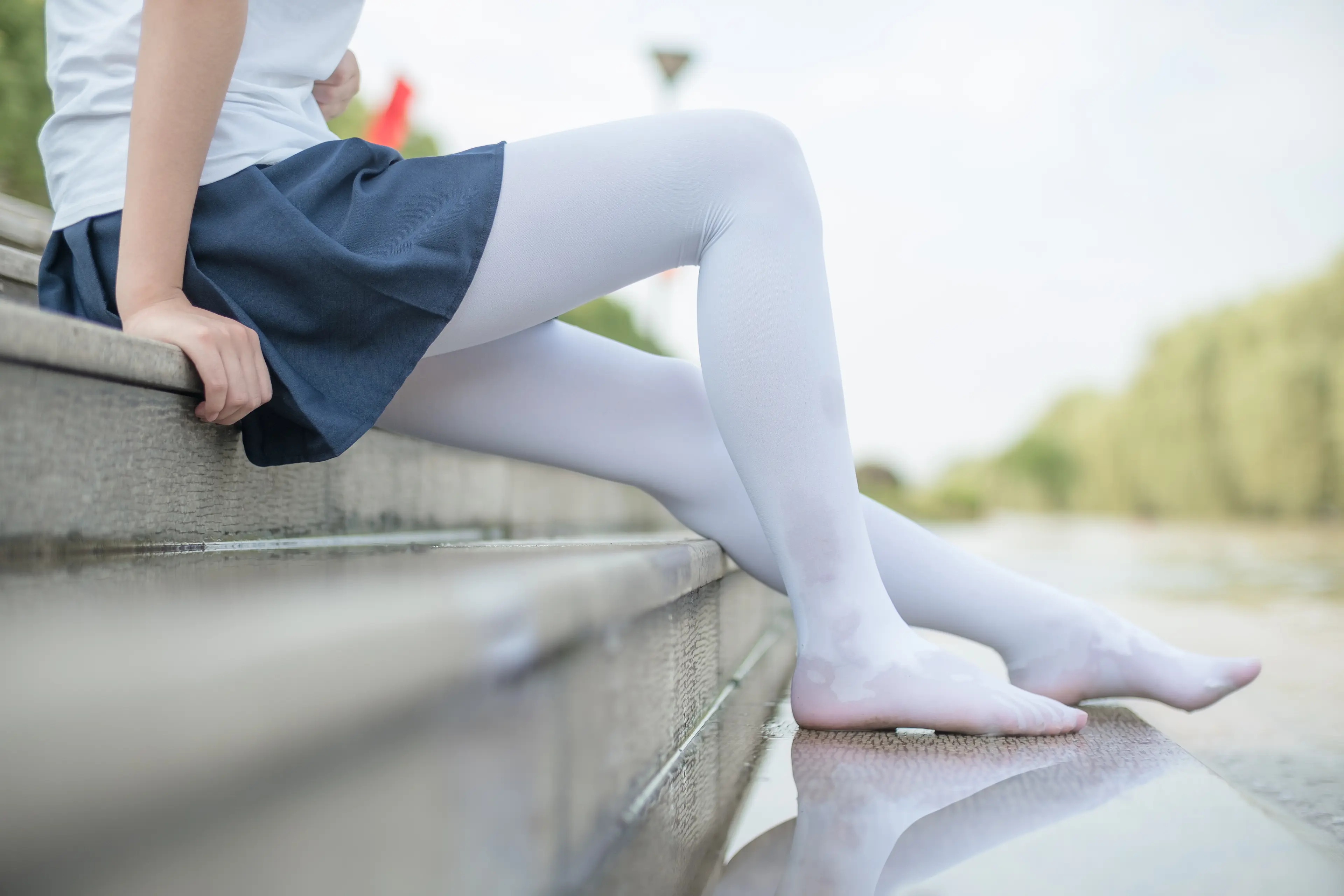 森萝财团 BETA 高中生的户外白丝 [91P]