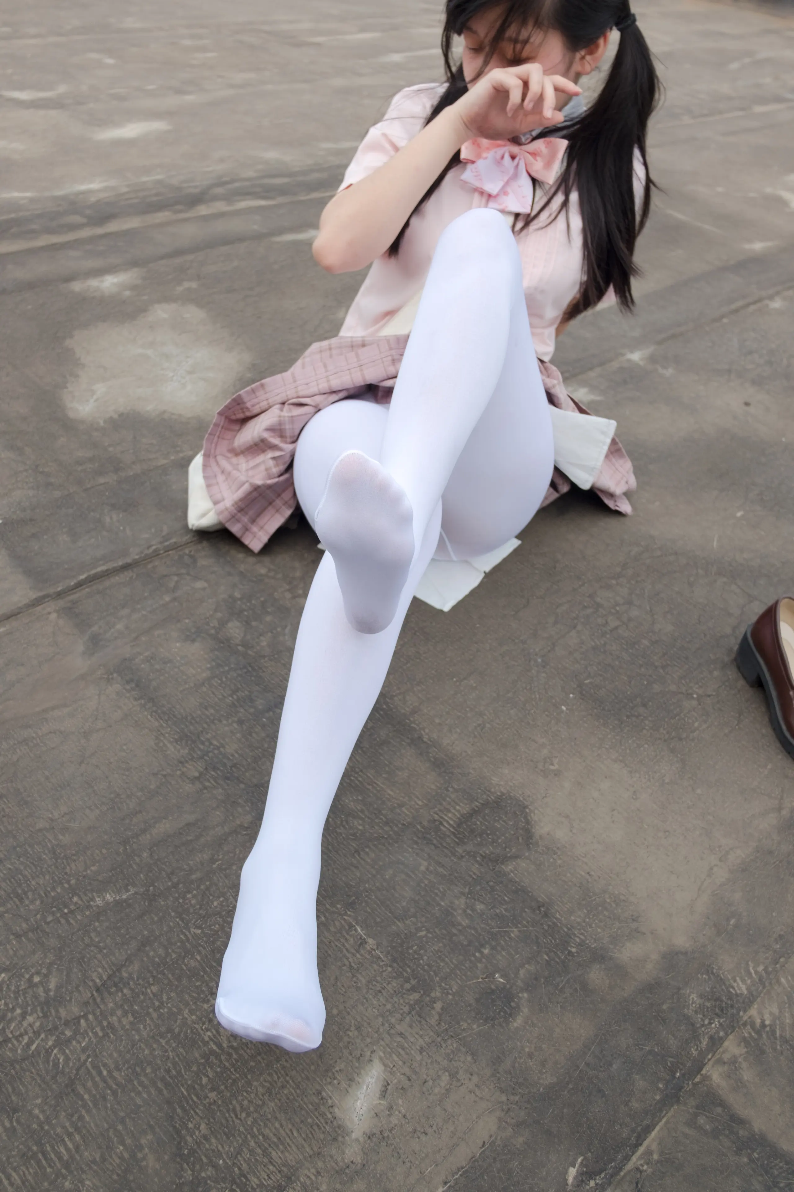 森萝财团 BETA 高中生的户外白丝 [91P]