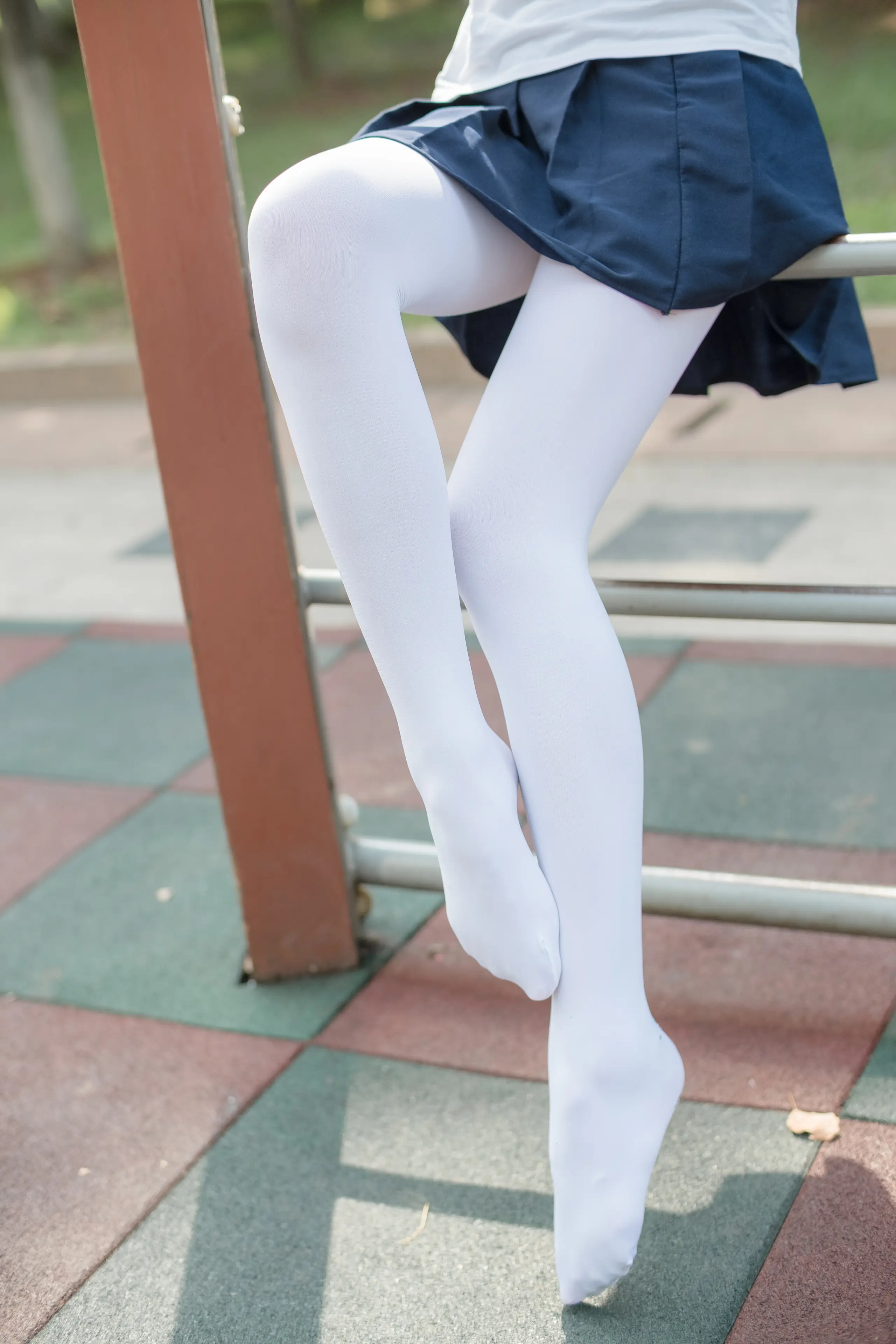 森萝财团 BETA 高中生的户外白丝 [91P]