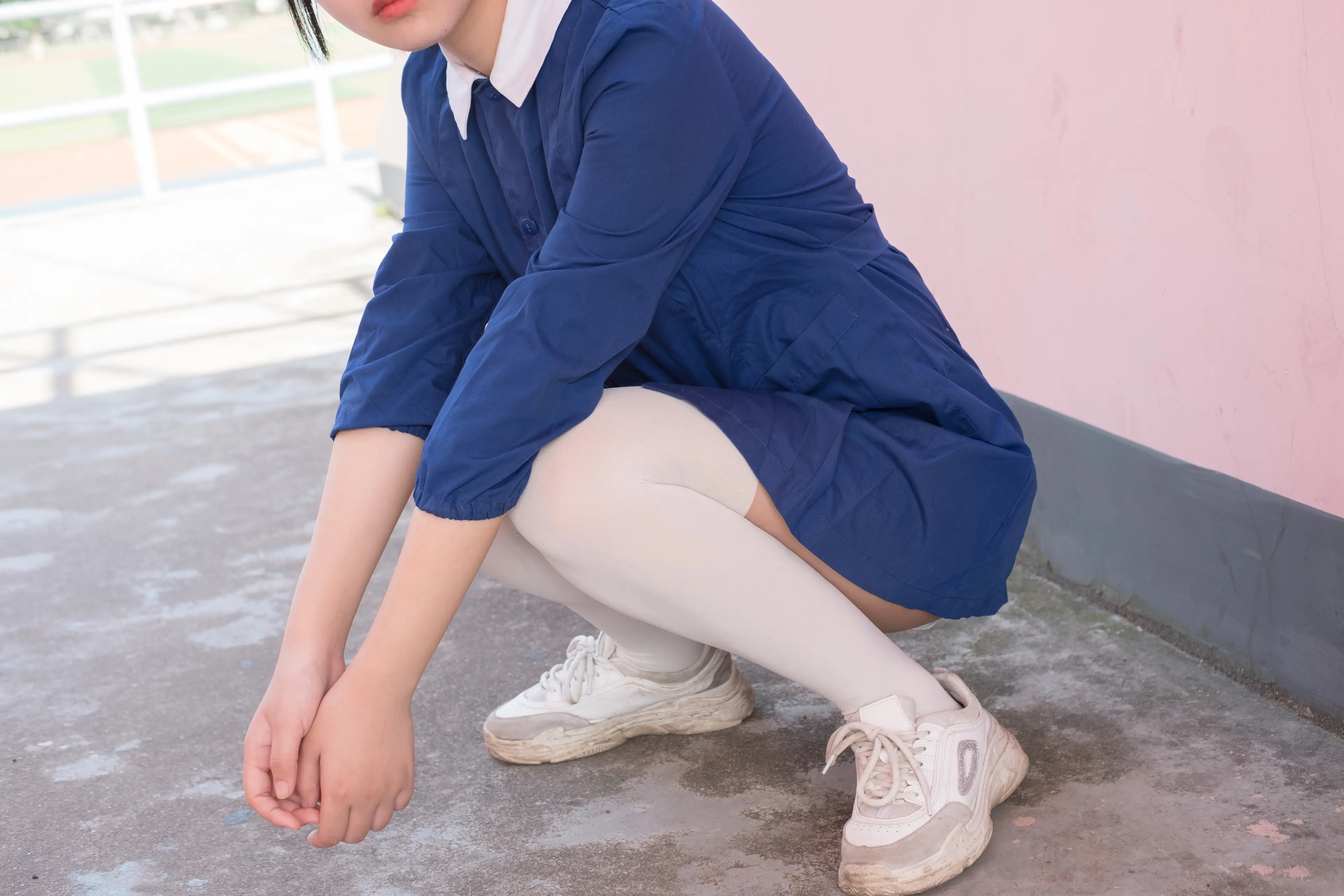 森萝财团 BETA JK白丝外拍 [57P]